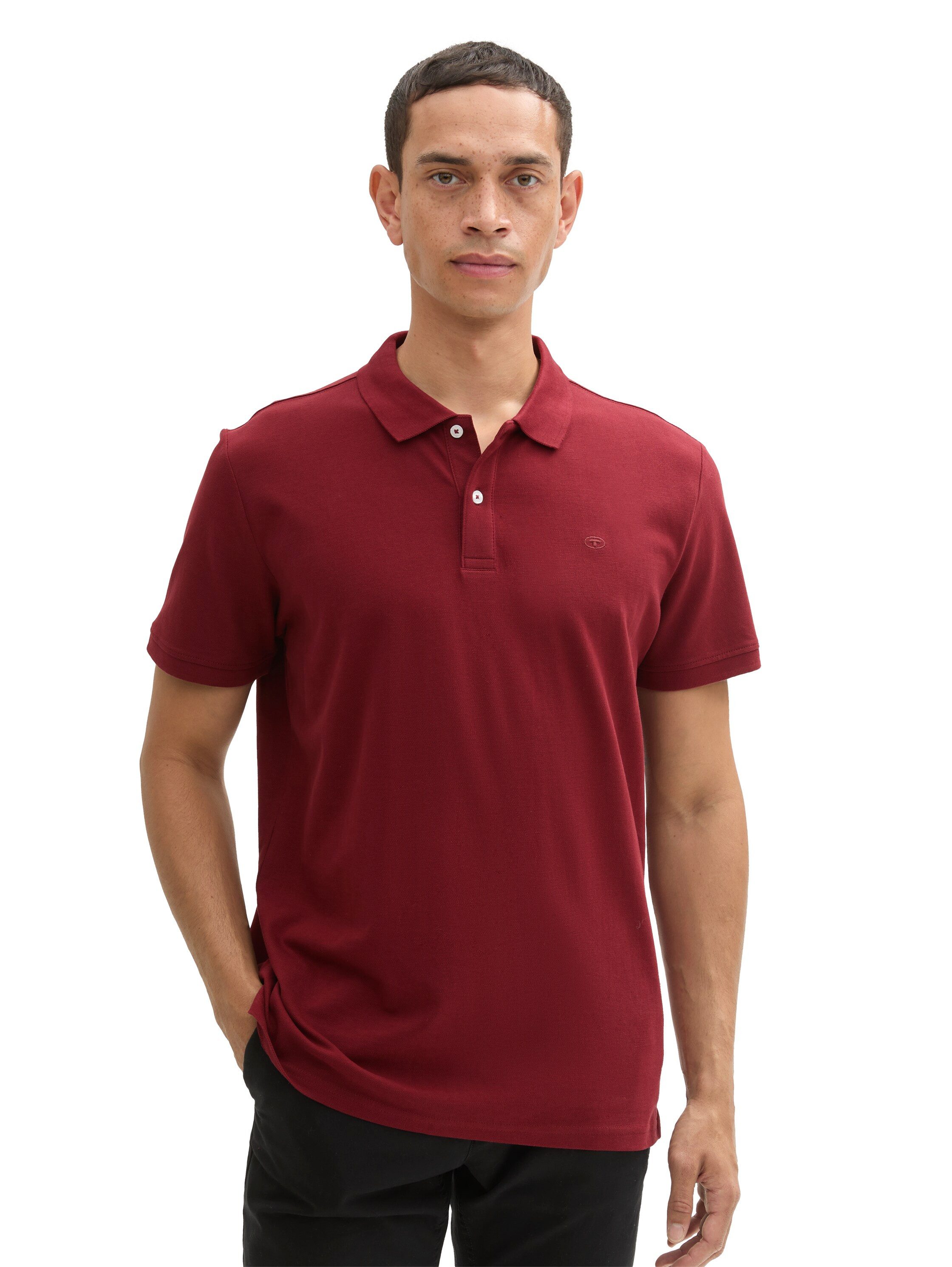 TOM TAILOR Poloshirt Basic Baumwoll-Piqué