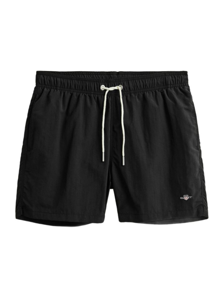 Gant Badehose schwarz,Freizeit,Polyamid,Unifarben