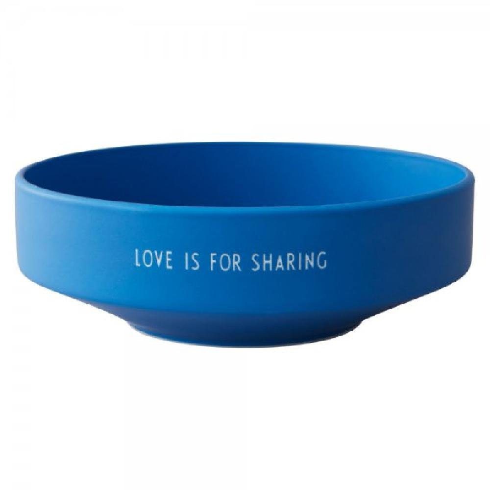 Design Letters Schüssel Schale Favourite Bowl Porzellan Love Blau (22cm)