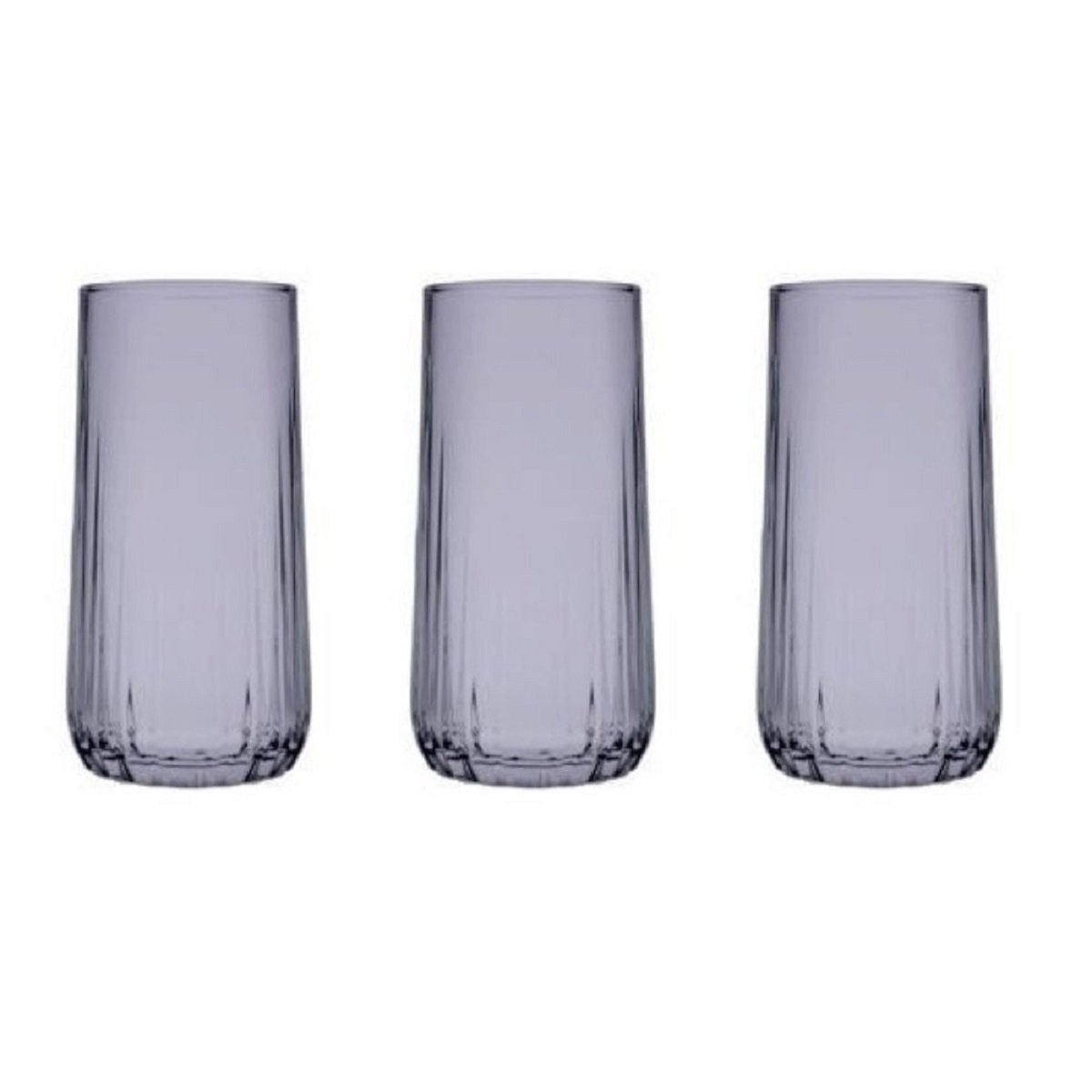 Glas Nova Trinkglas Su Bardagi 3-teilig 360ML Grau Cocktailgläser Saftglas