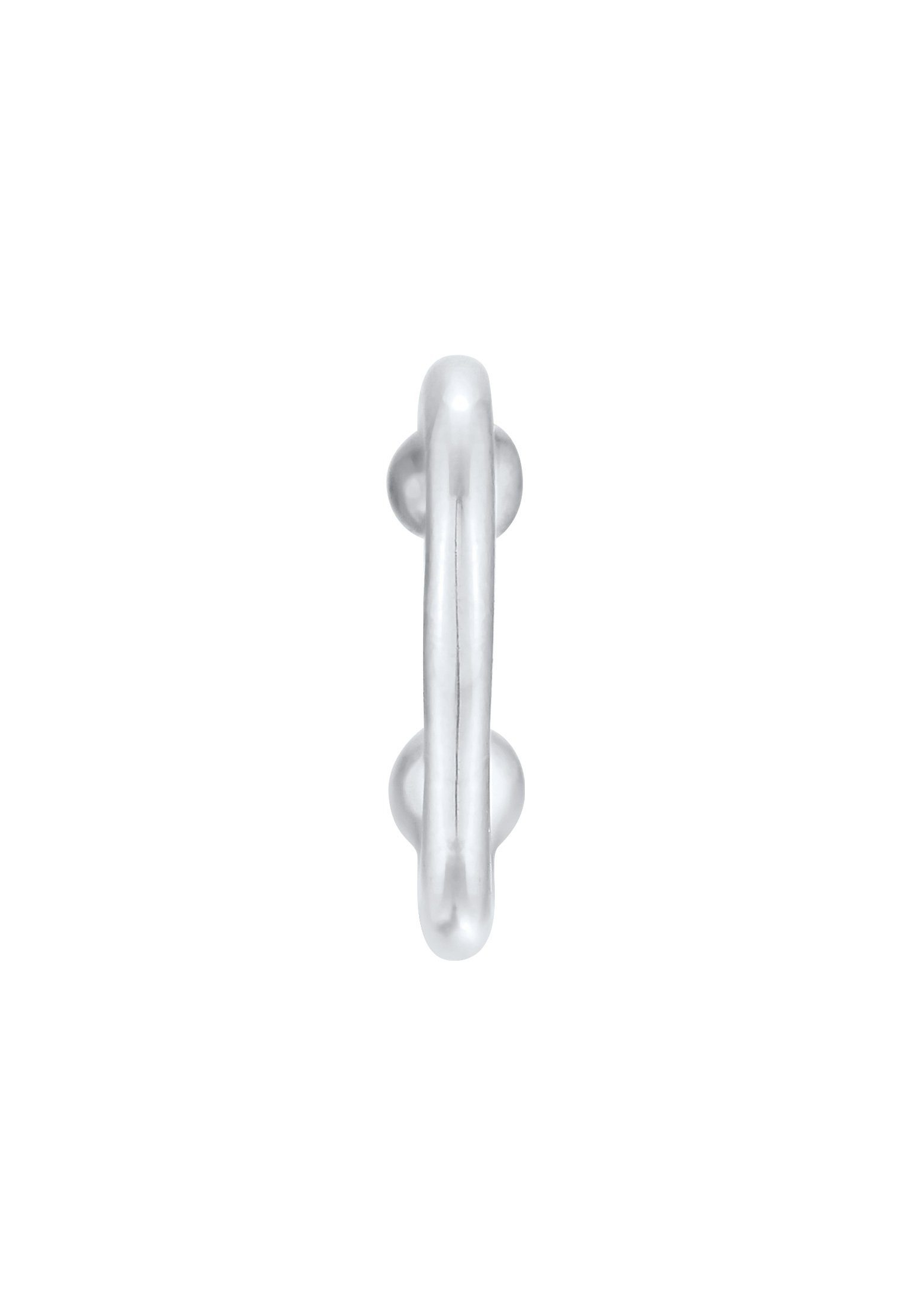 Silber Nasenpiercing Kugel Septum 925 Basic Elli ClipOn Single-Ohrstecker