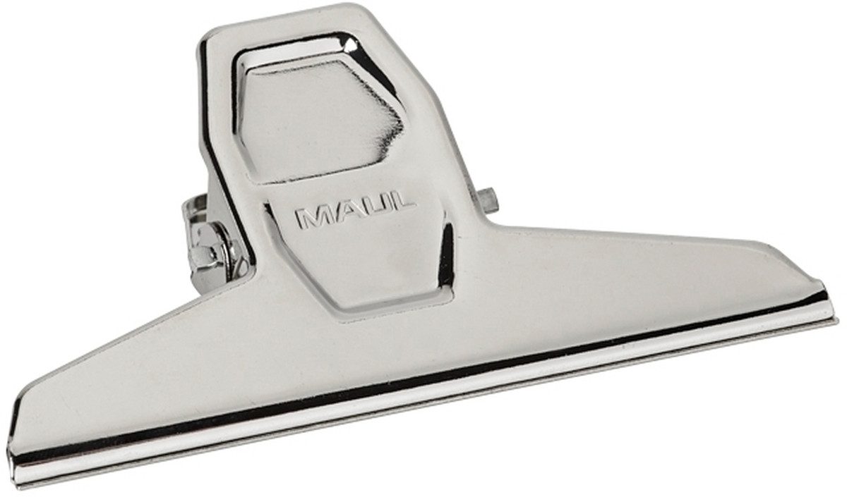 Büroklammer Brief-Klemmer Maulpro 125mm VE=2 Stück silber