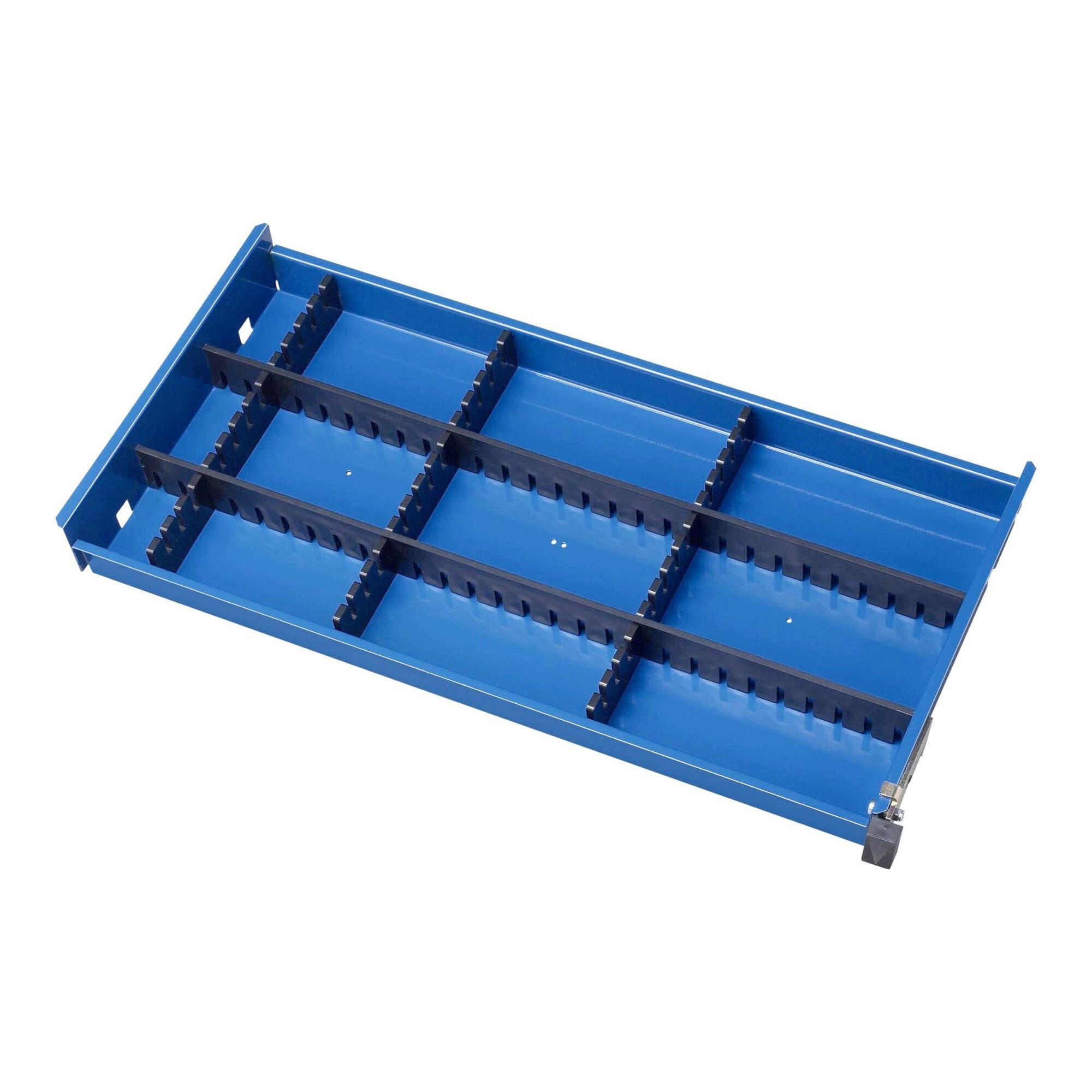 RAU Sortimentskasten Rau Schubladen-Einteilungs-Set BxTxH 70x280x105/130 3 + 2 Rasterleiste