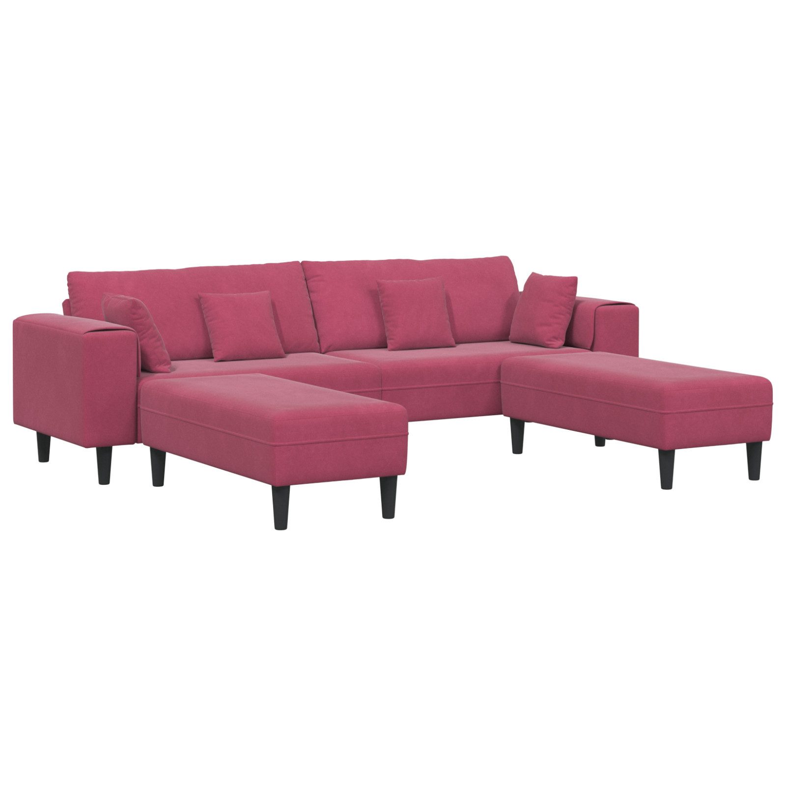 vidaXL Sofa Samt Sofa mit Kissen günstig online kaufen