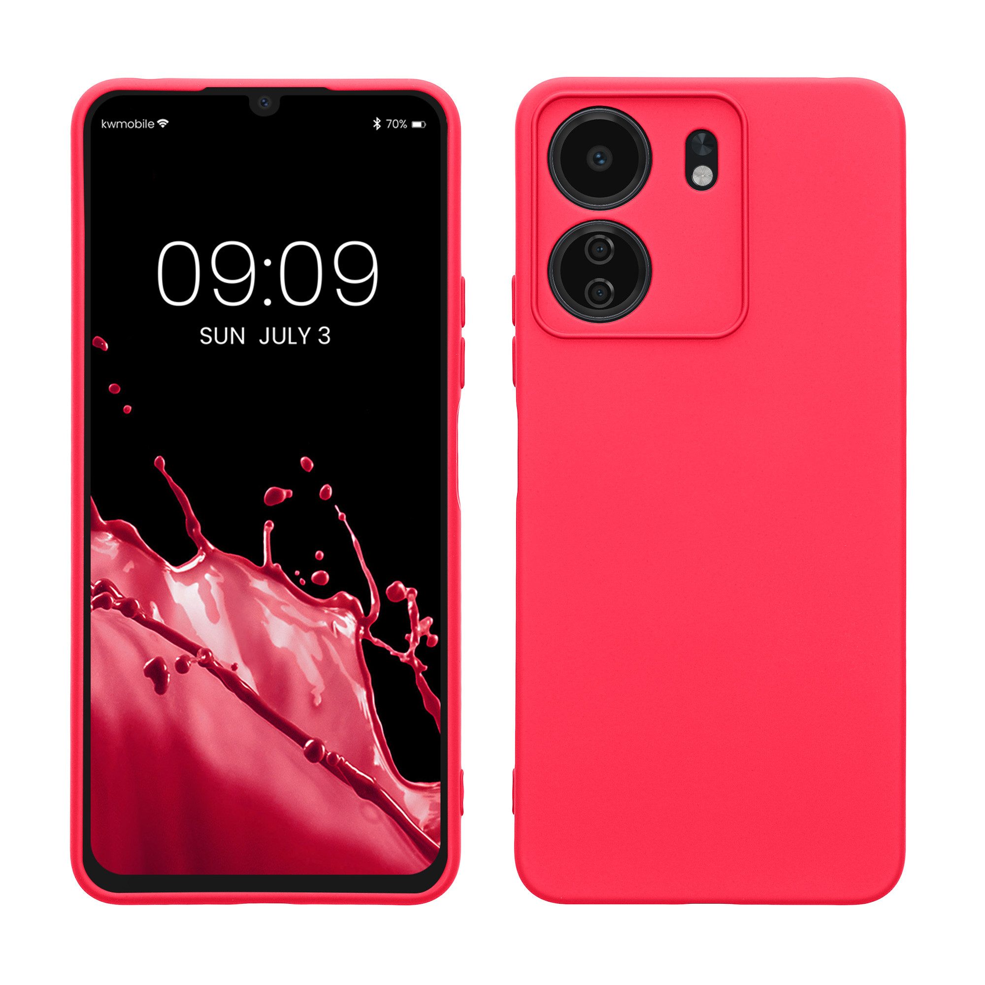 kwmobile Handyhülle Slim Case für Xiaomi Poco C65 / Redmi 13C, Hülle Silikon Handy - Handyhülle gummiert