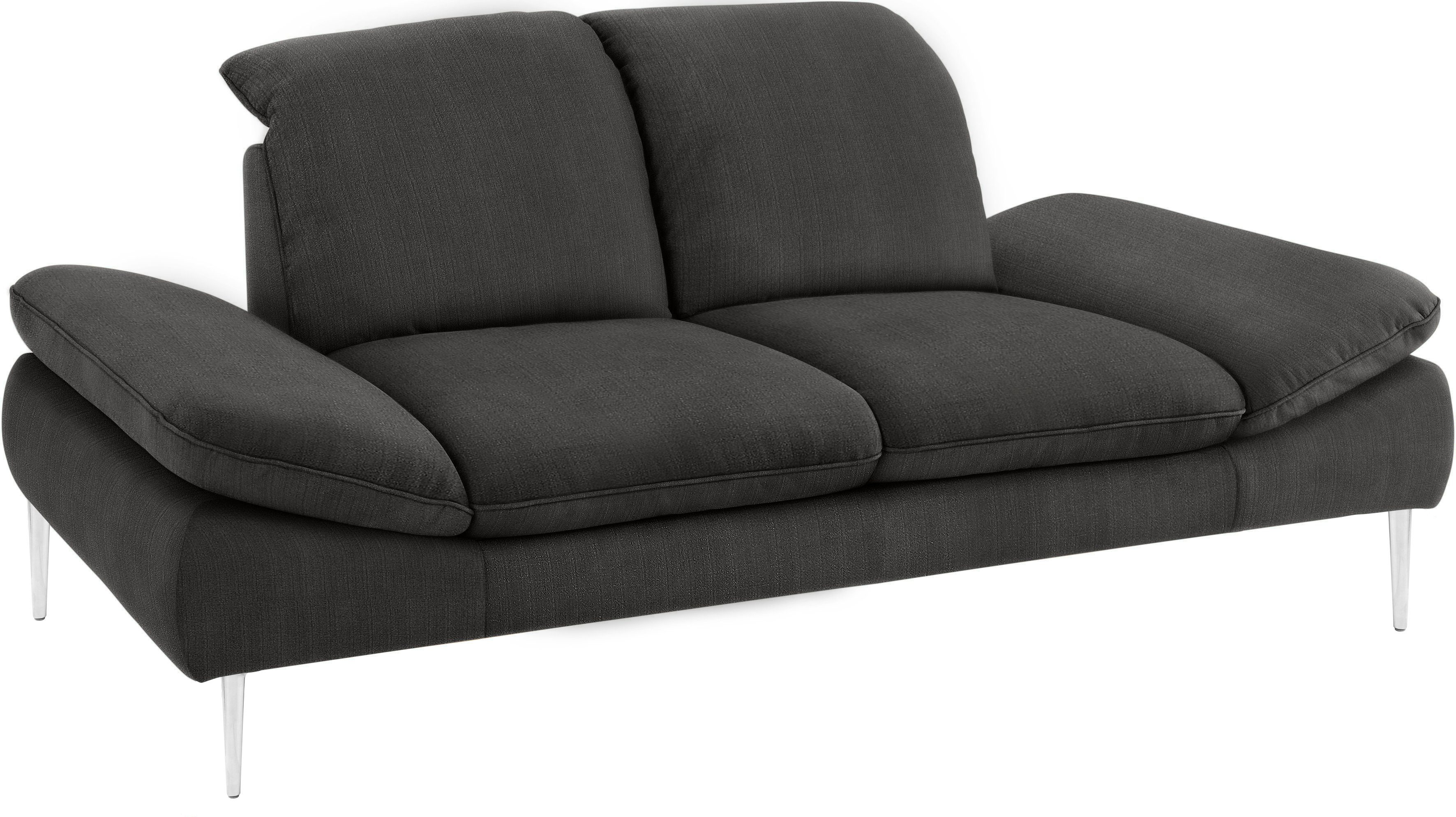 W.SCHILLIG 2,5-Sitzer enjoy&MORE, mit Sitztiefenverstellung, Füße silber matt, Breite 232 cm