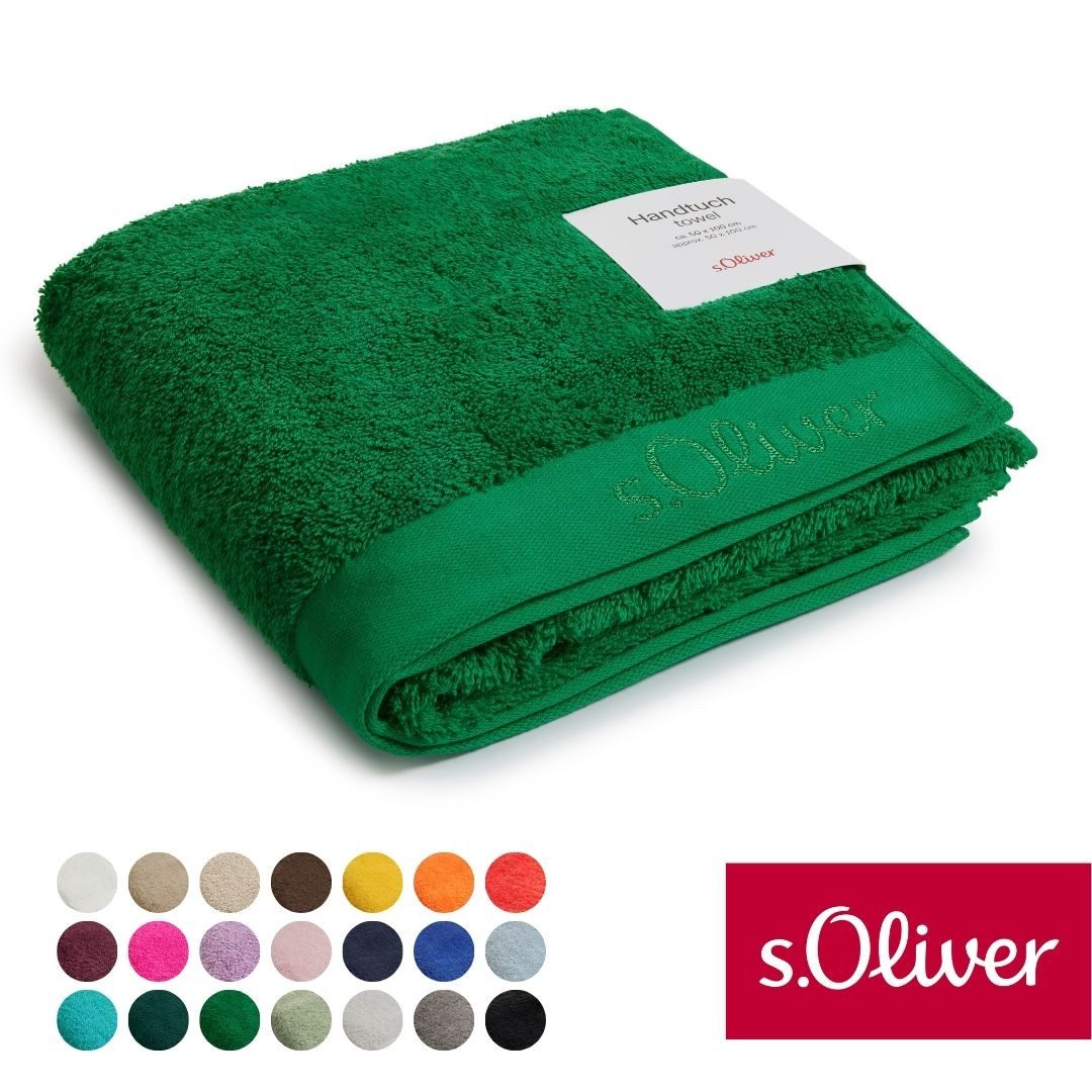 s.Oliver Handtuch s.Oliver, Premium Qualität, 600 gr/m², auch als Sets erhältlich, Walkfrottier (1-St), große Farbauswahl, auch als Duschtuch, Waschhandschuh, Gästetuch