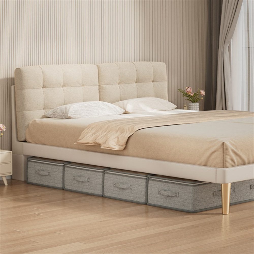 MECO Aufbewahrungsbox (4 St., Unterbett-Aufbewahrungsbox), 100x50x25cm günstig online kaufen