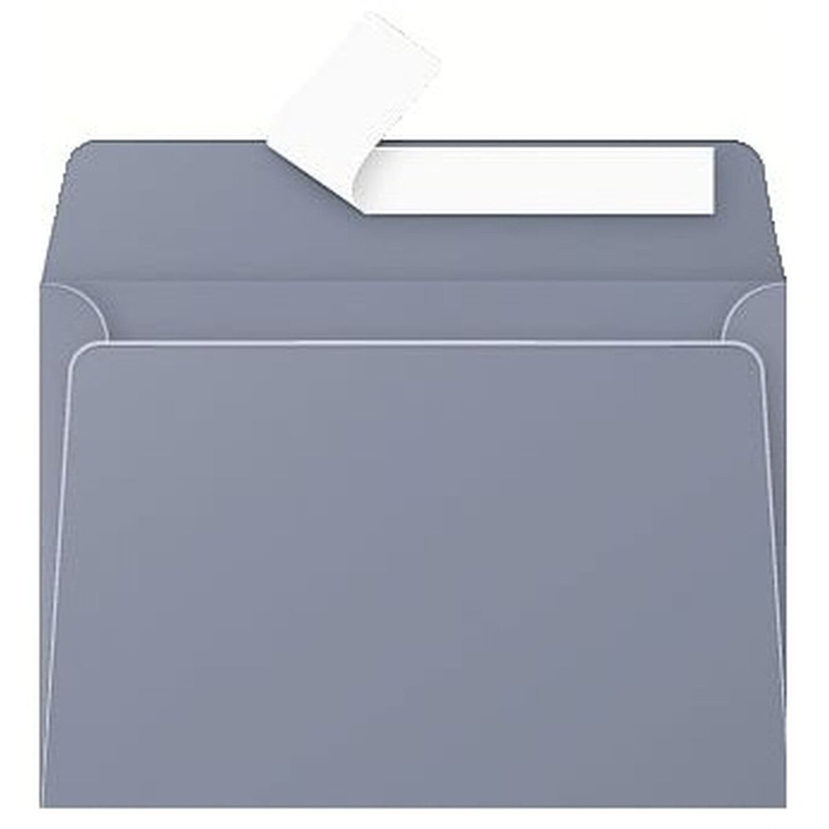 CLAIREFONTAINE Briefumschlag Briefumschlag Pollen C6 120g VE=20 Stück Haftklebung koalagrau