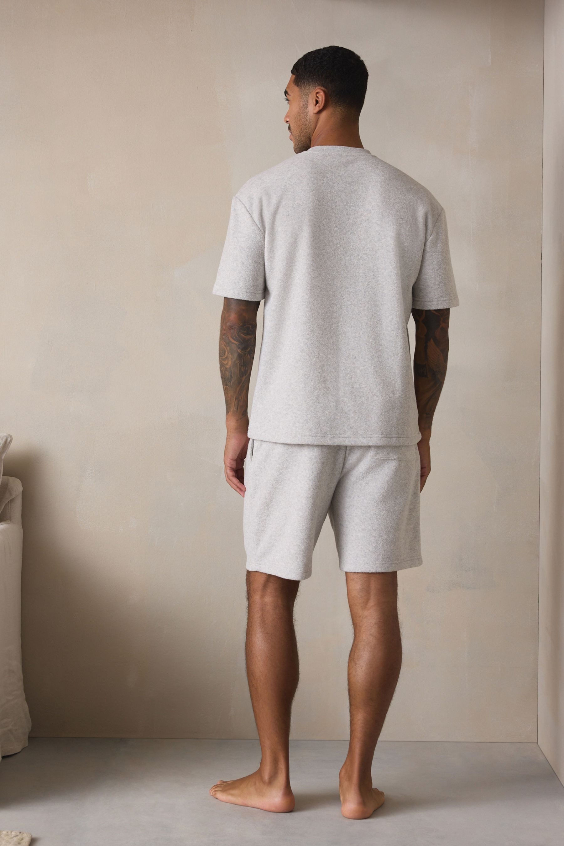 Next Pyjama Kurzärmeliger Frottee-Pyjama, Set (2 tlg) günstig online kaufen