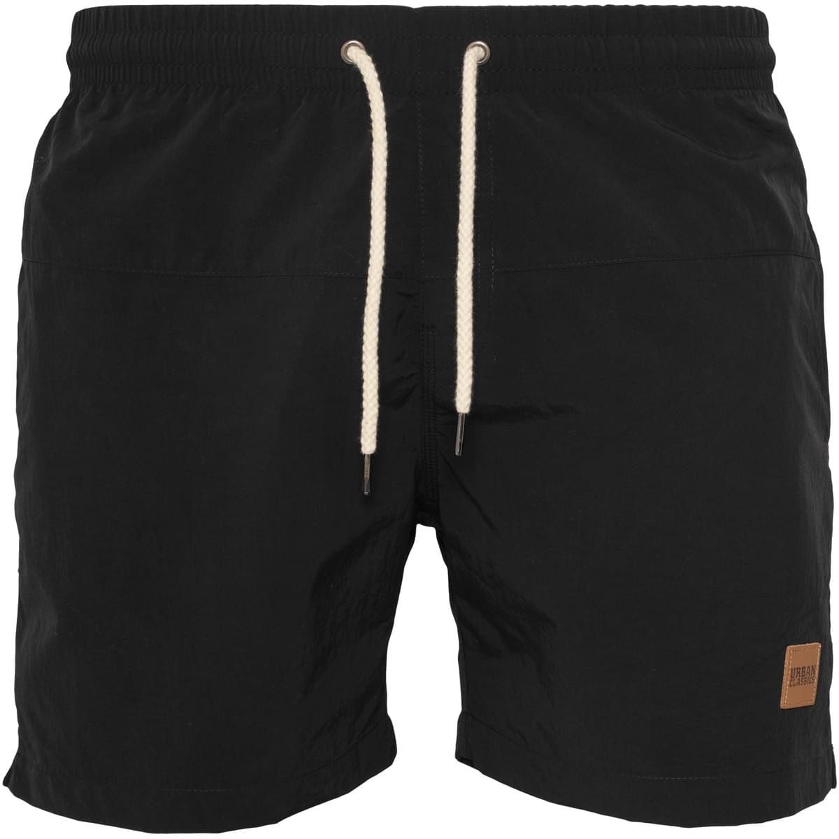 URBAN CLASSICS Badeshorts Urban Classics Block Swim Shorts blk/blk L (Bades günstig online kaufen