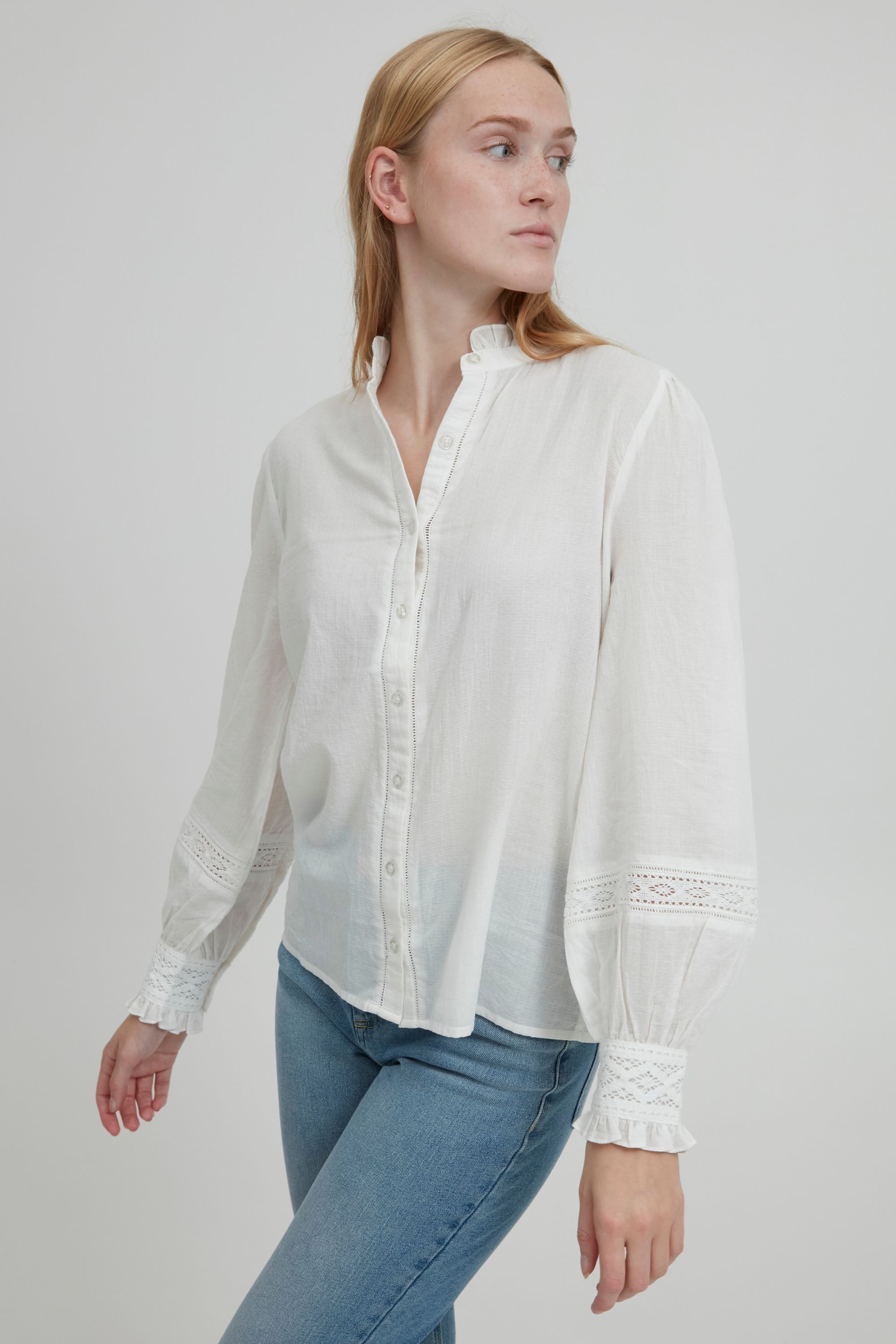 Langarmbluse BYJANNA LS LACE SHIRT -20810937
