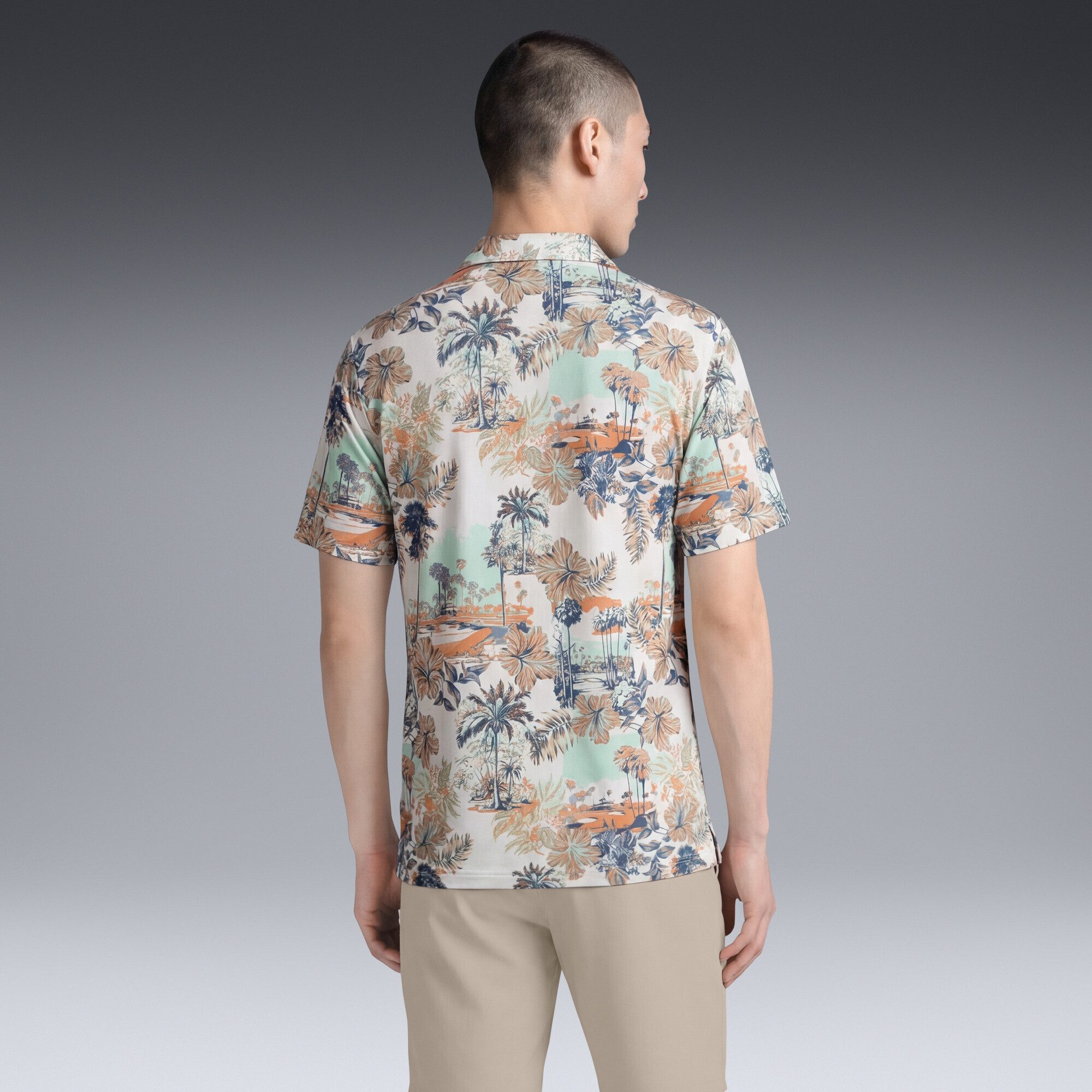 PUMA Poloshirt CLOUDSPUN Palm Golfpolo Herren