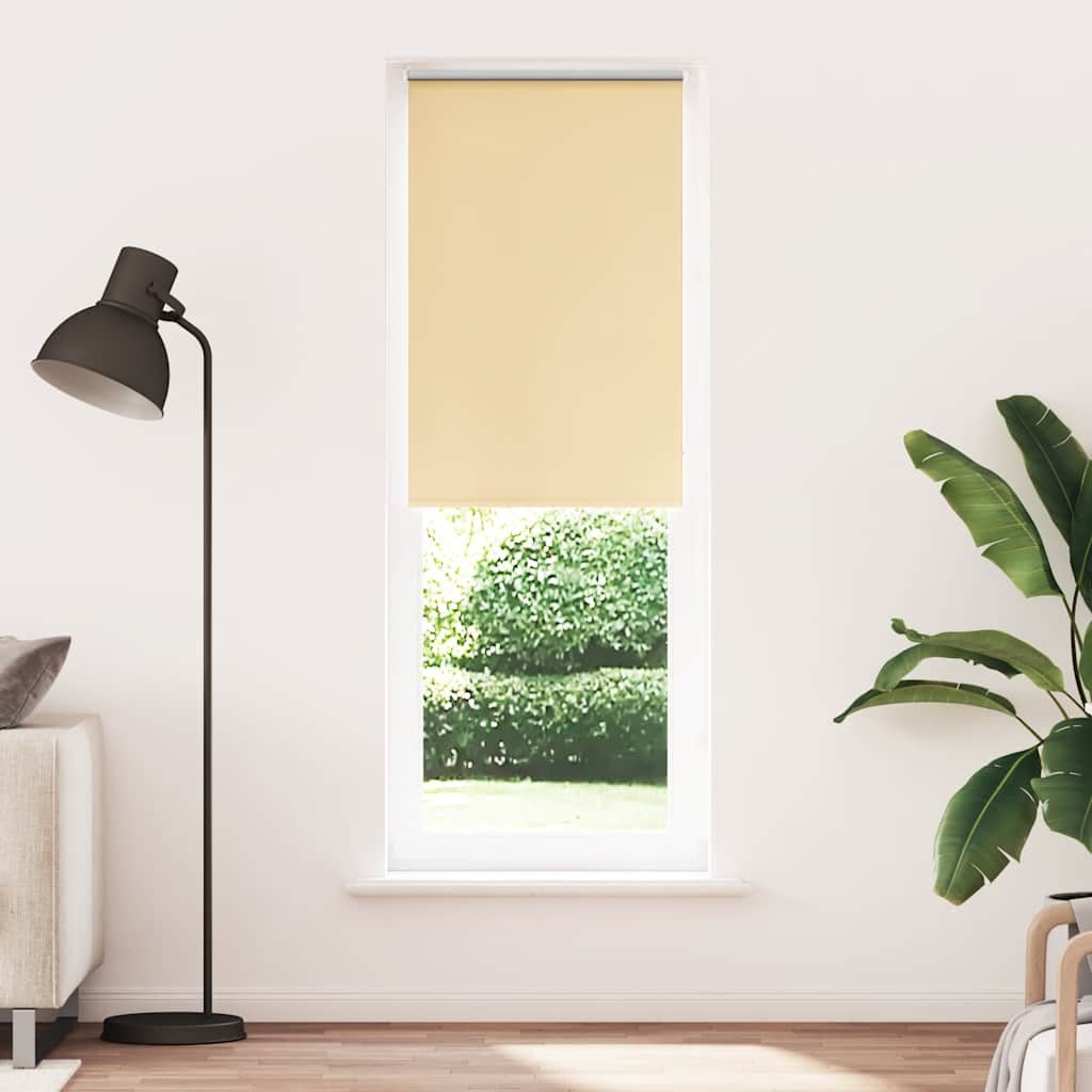 Rollo Verdunkelungsrollo Beige 70x230cm Stoffbreite 65,7 cm Polyester, vidaXL
