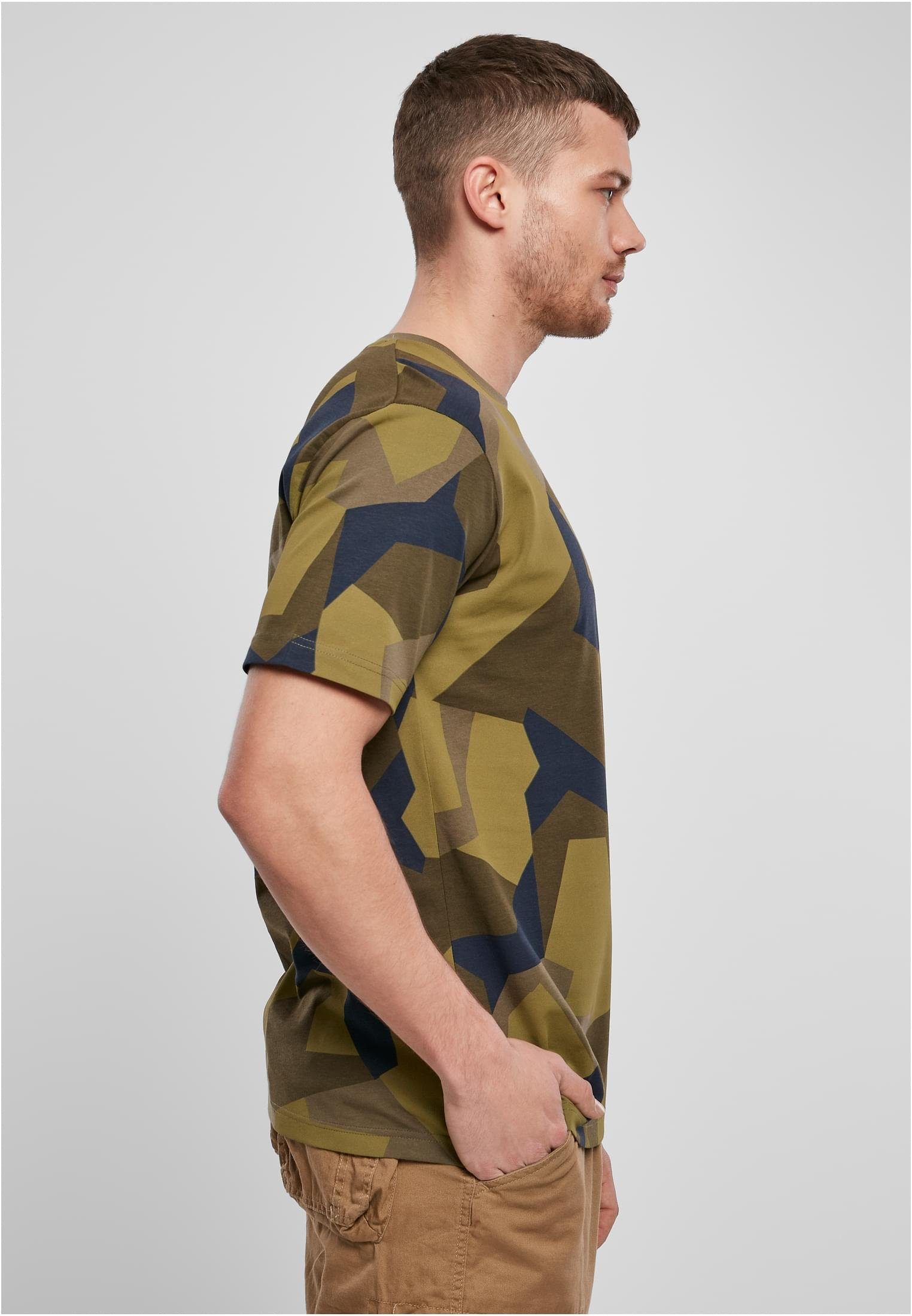 Brandit Kurzarmshirt Herren Premium Shirt swedishcamo (1-tlg) Brandit