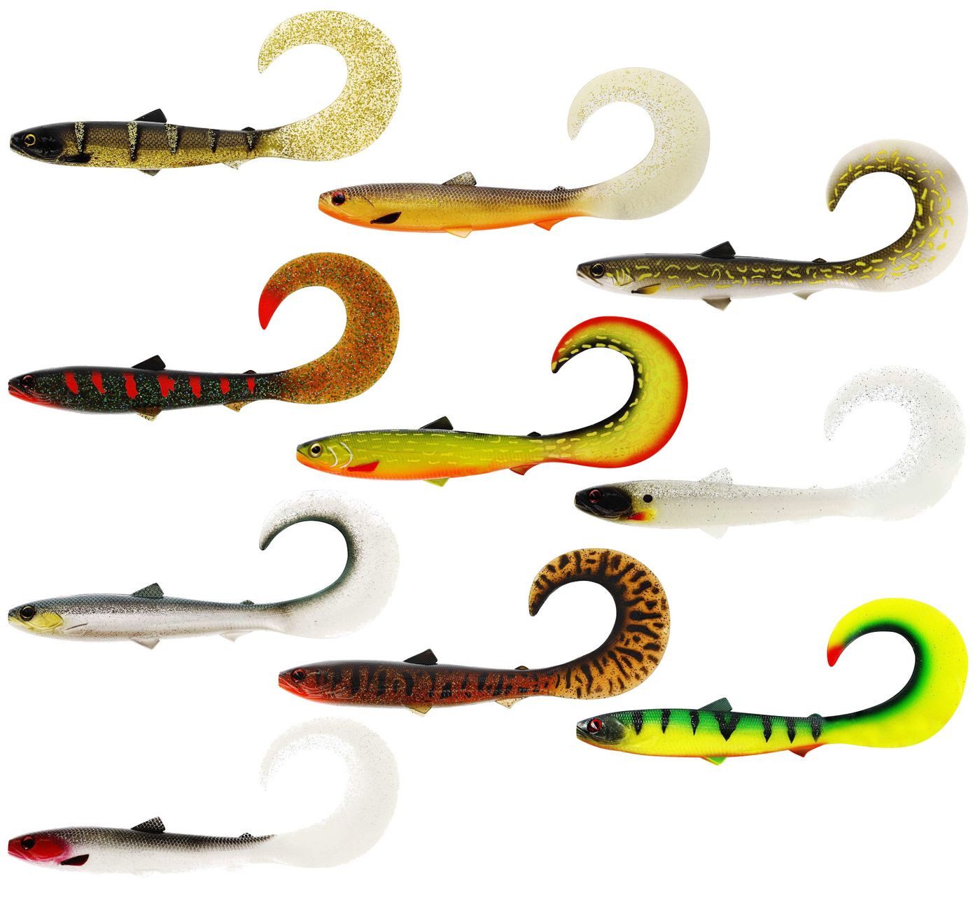 WESTIN Kunstköder Westin BullTeez Curltail 27cm 103g - Gummiköder