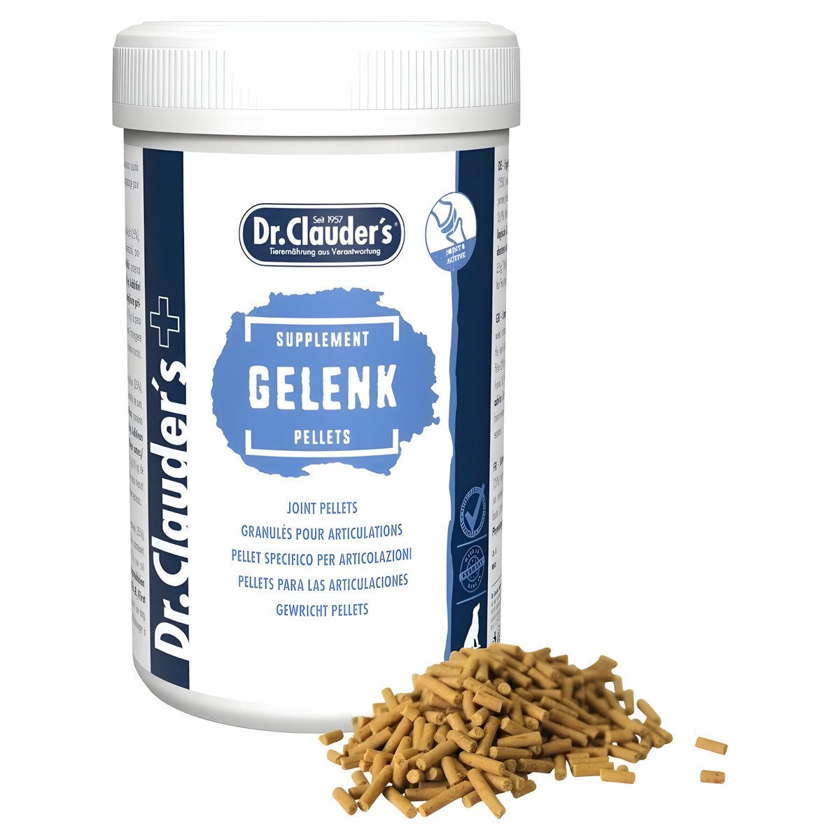 Dr. Clauder's Mobil & Fit Gelenk Pellets 675 g, Nahrungsergänzungsmittel für: Hund