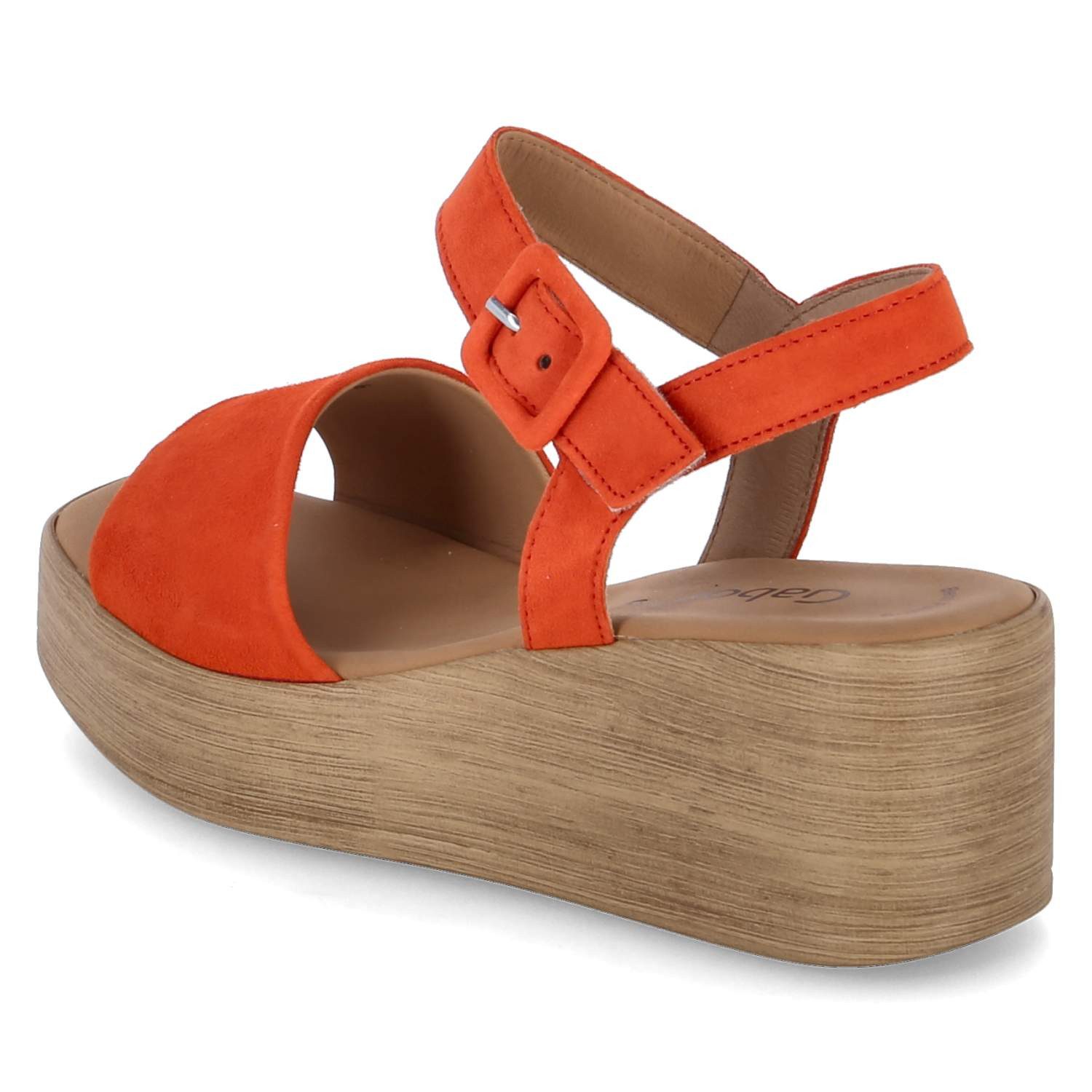 Gabor Gabor 44.531.13 Damen Rauleder orange Sandalette