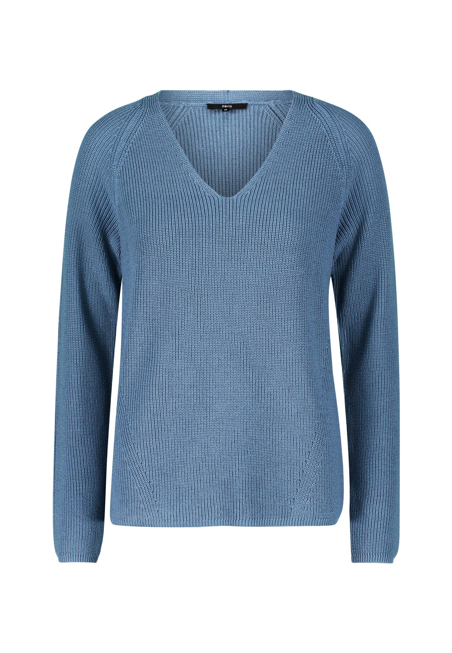 Zero Strickpullover zero Damen Strukturpullover mit günstig online kaufen