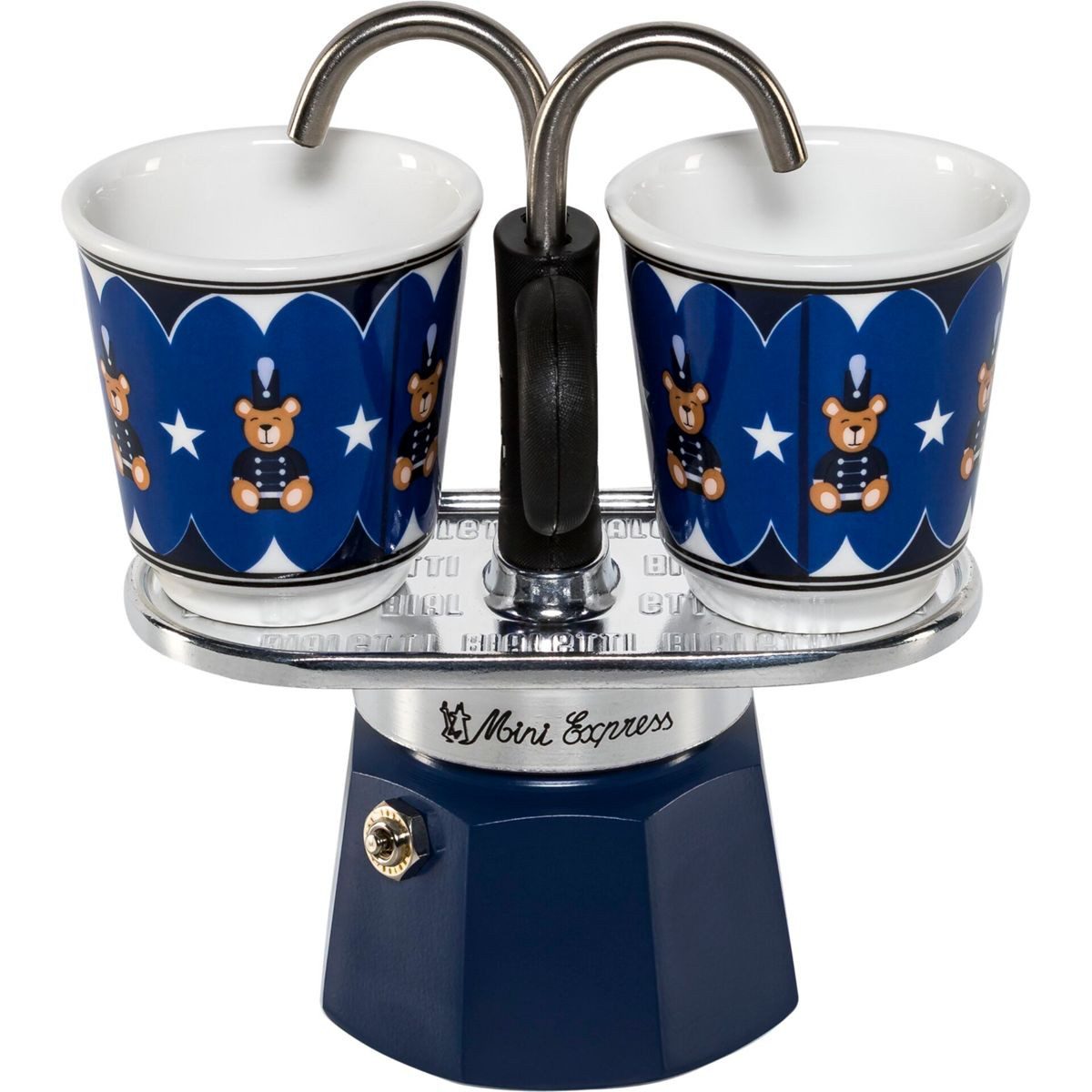 BIALETTI Teebereiter Set MINI Express MR BLU Joyful Memories