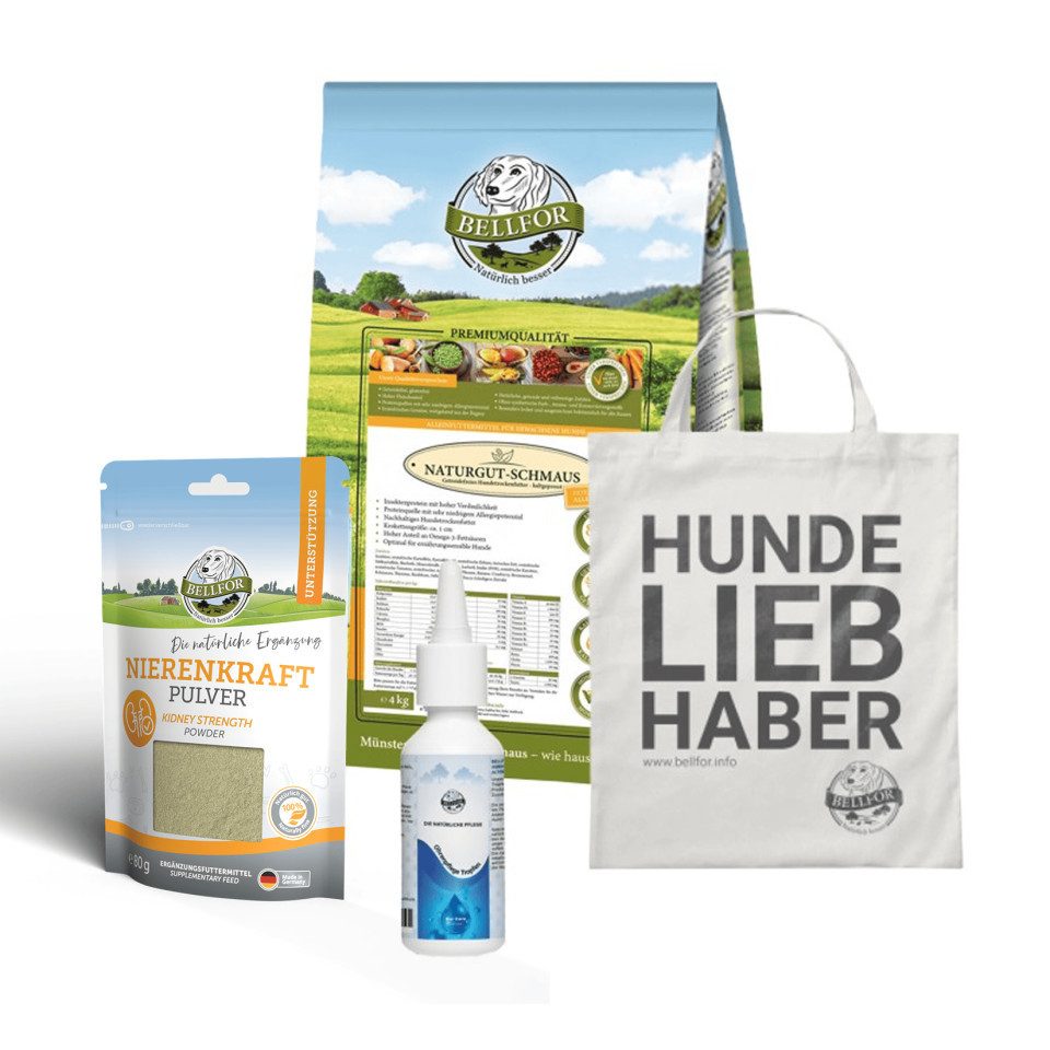 Bellfor Bellfor Ohrenpflege-Sparset für große Hunderassen mit Futtermittelalle, für: Hunde