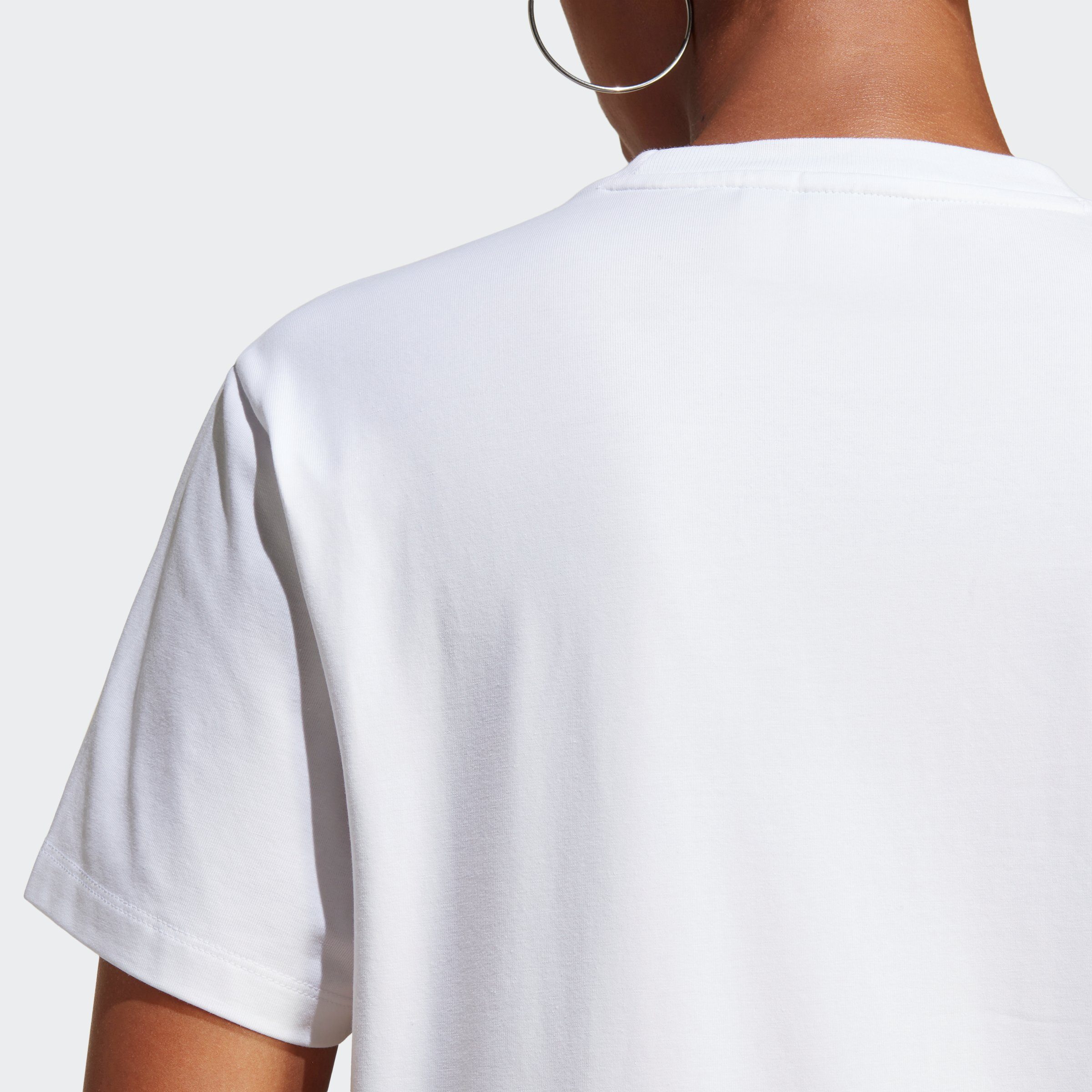 adidas T-Shirt White CLASSICS TREFOIL ADICOLOR Originals