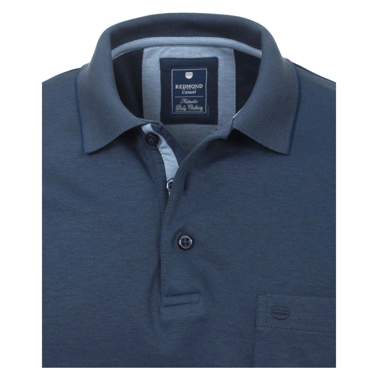 Redmond Poloshirt Redmond "Wash & Wear" Poloshirt navy große Größen