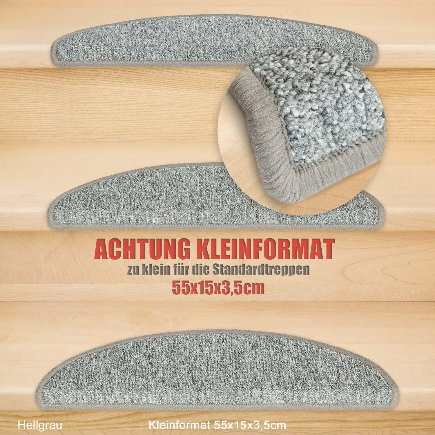 Metzker® Stufenmatte Stufenmatten Rambo Kleinformat 55x15x3,5cm Halbrund, h günstig online kaufen