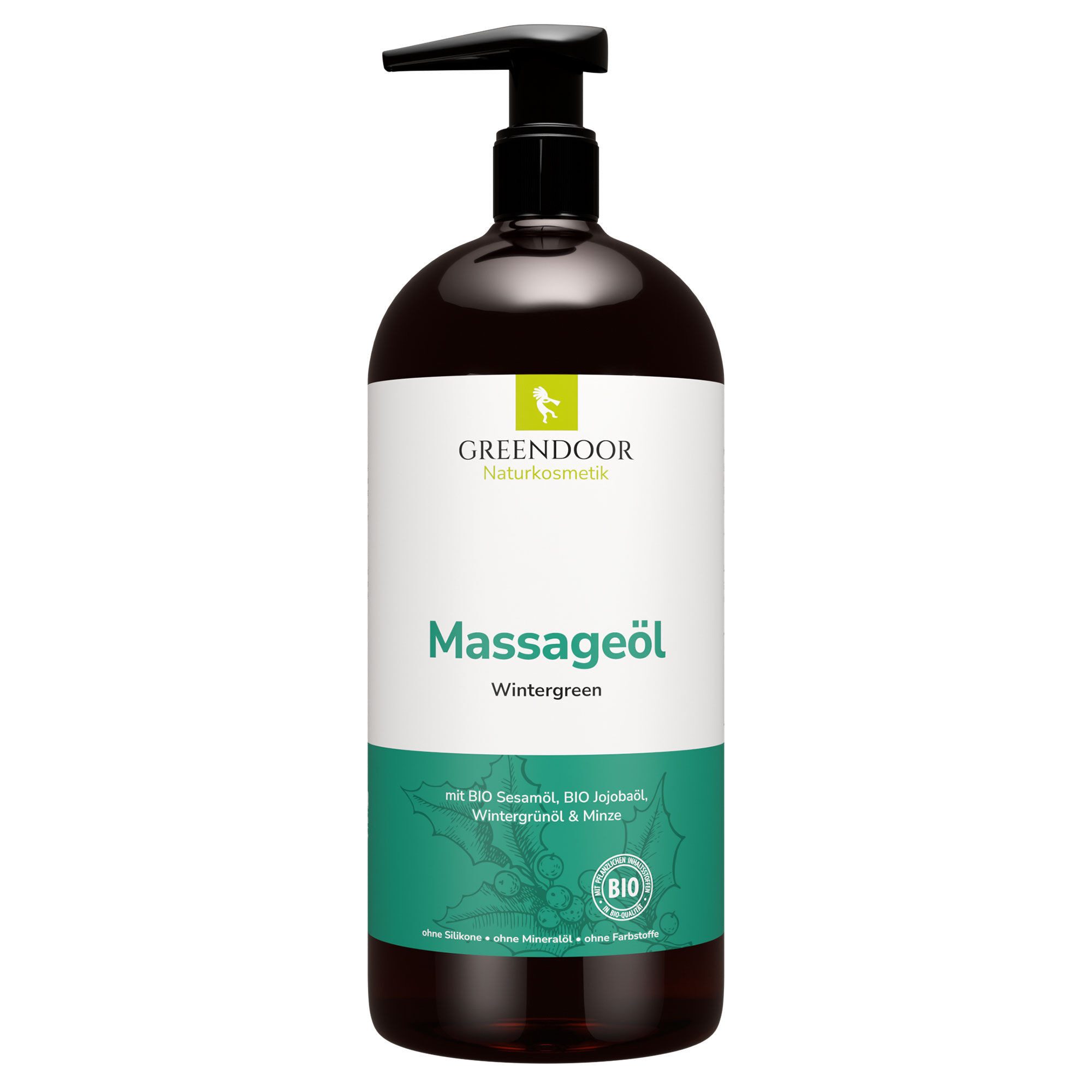 GREENDOOR Massageöl Massageöl XL Wintergreen