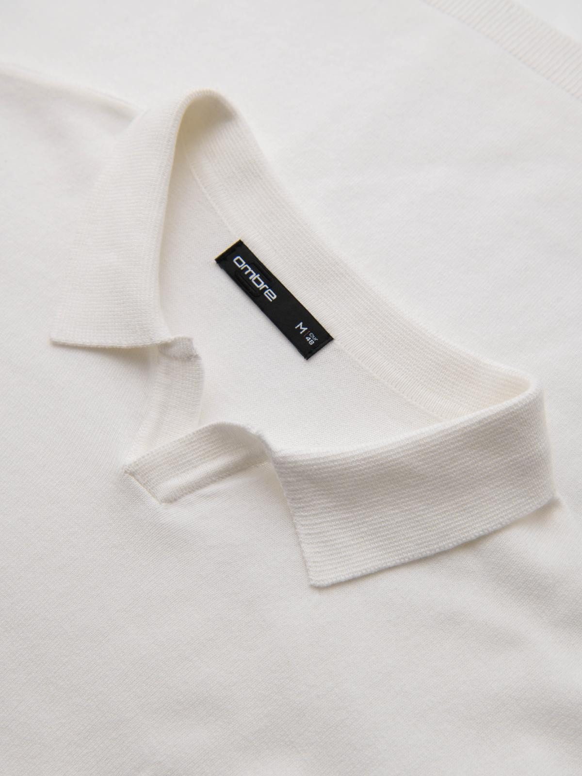 Langarm-Poloshirt Herren-Polopullover mit Stickerei auf der Brust