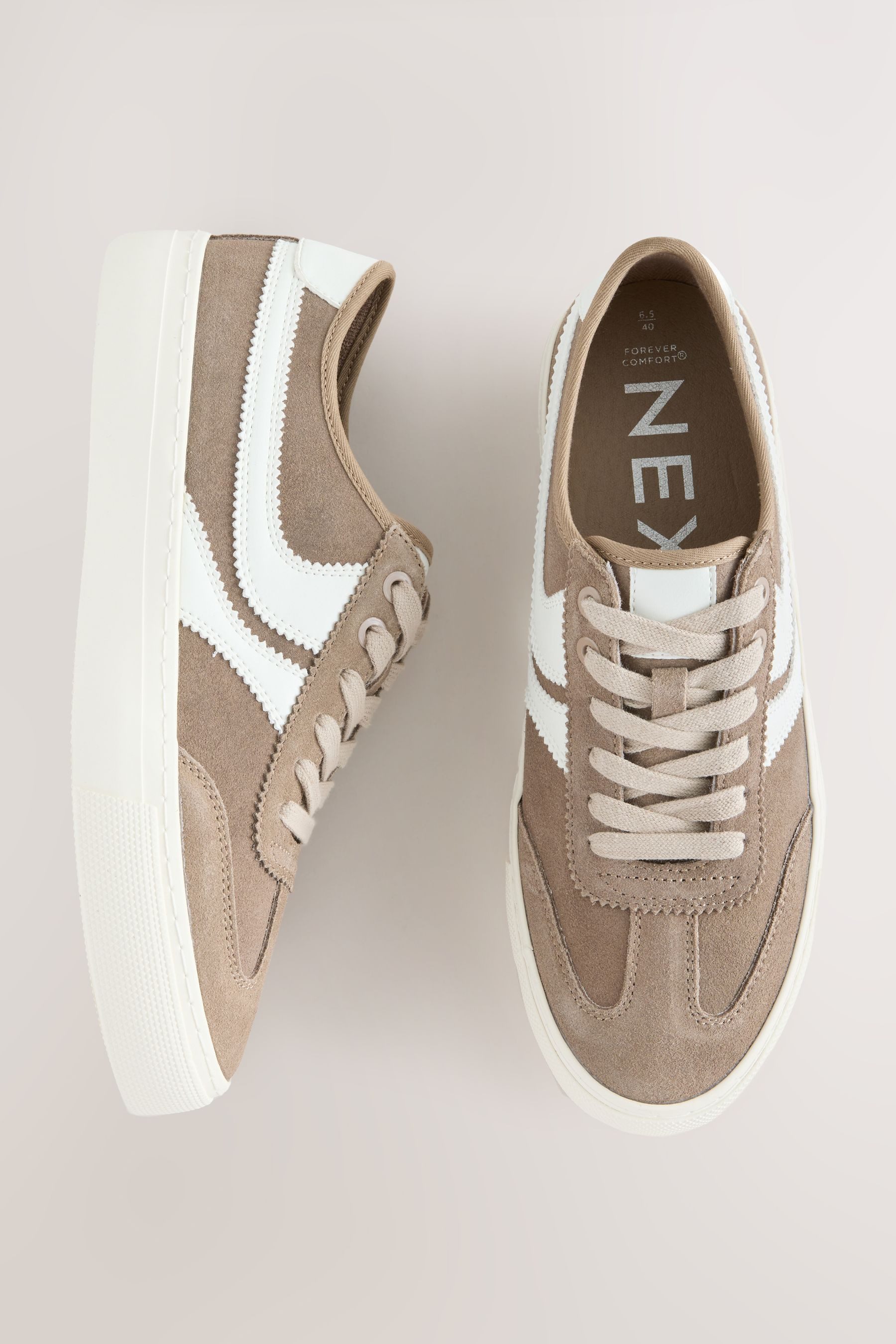 Next Forever Comfort® Veloursleder-Schnürsneaker Sneaker (1-tlg) günstig online kaufen