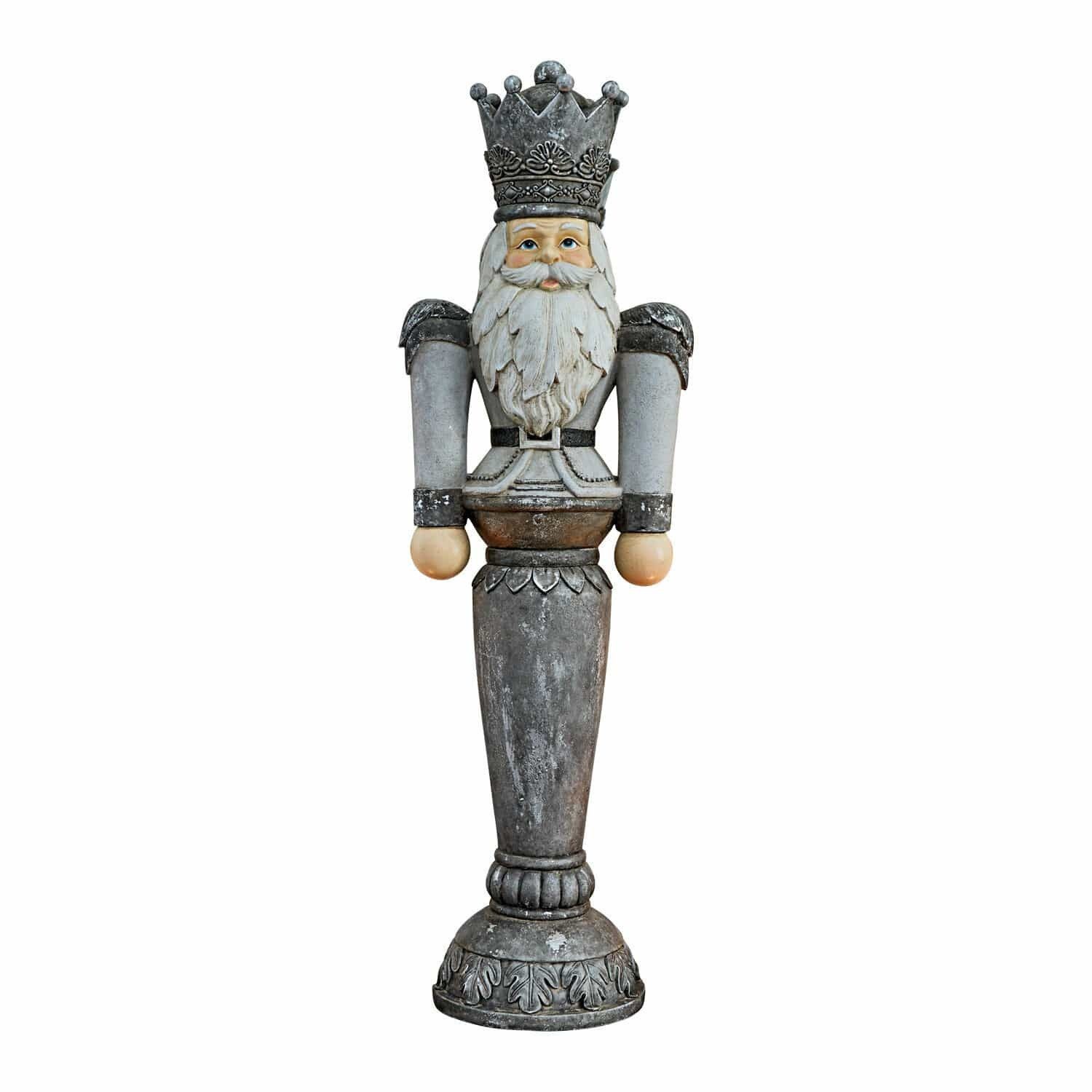 Mirabeau Weihnachtsfigur Deko-Figur Carter antikgrau (kein Set, kein Set)