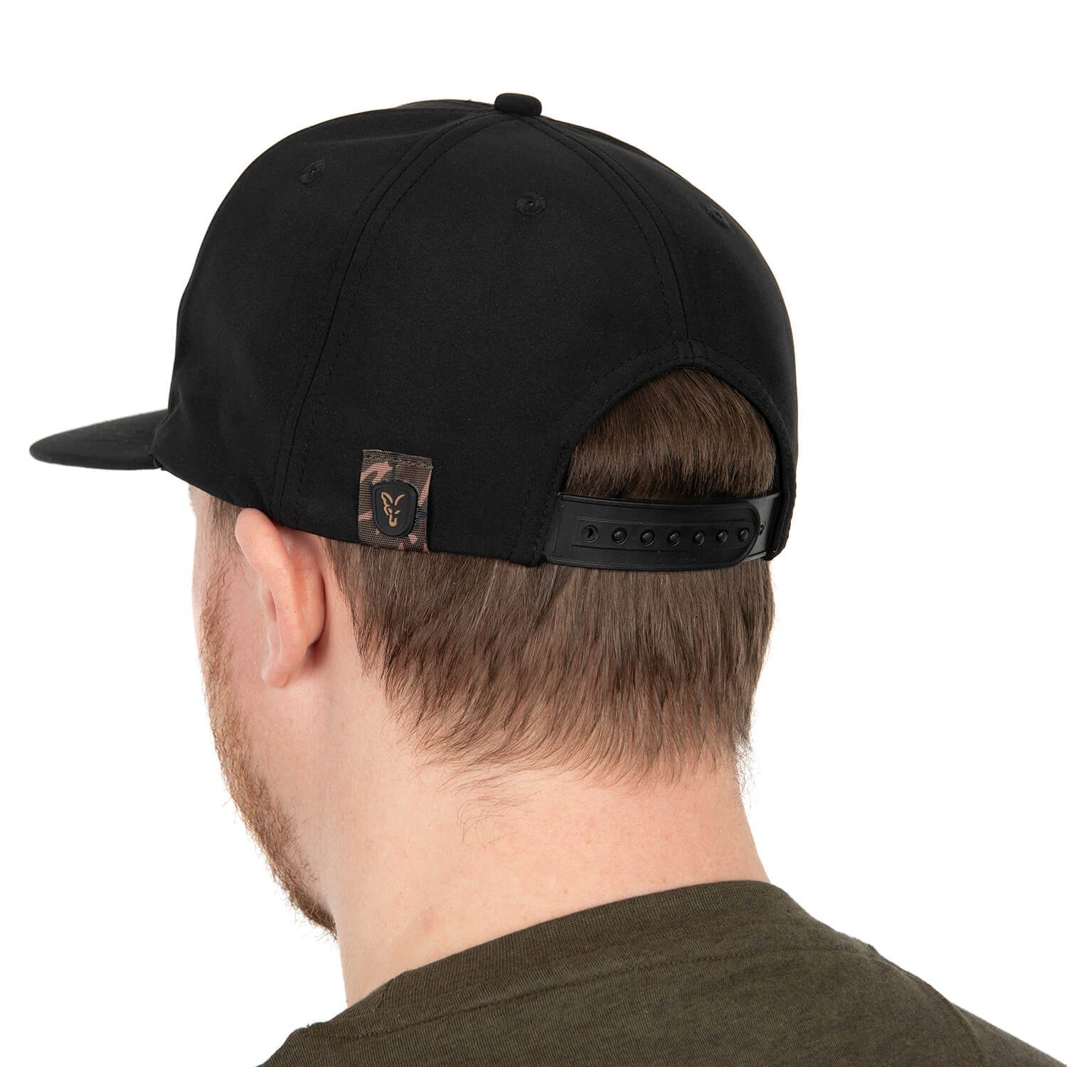 FOX International Snapback Cap Fox Flat Peak Snapback Cap Kappe Schwarz Camo
