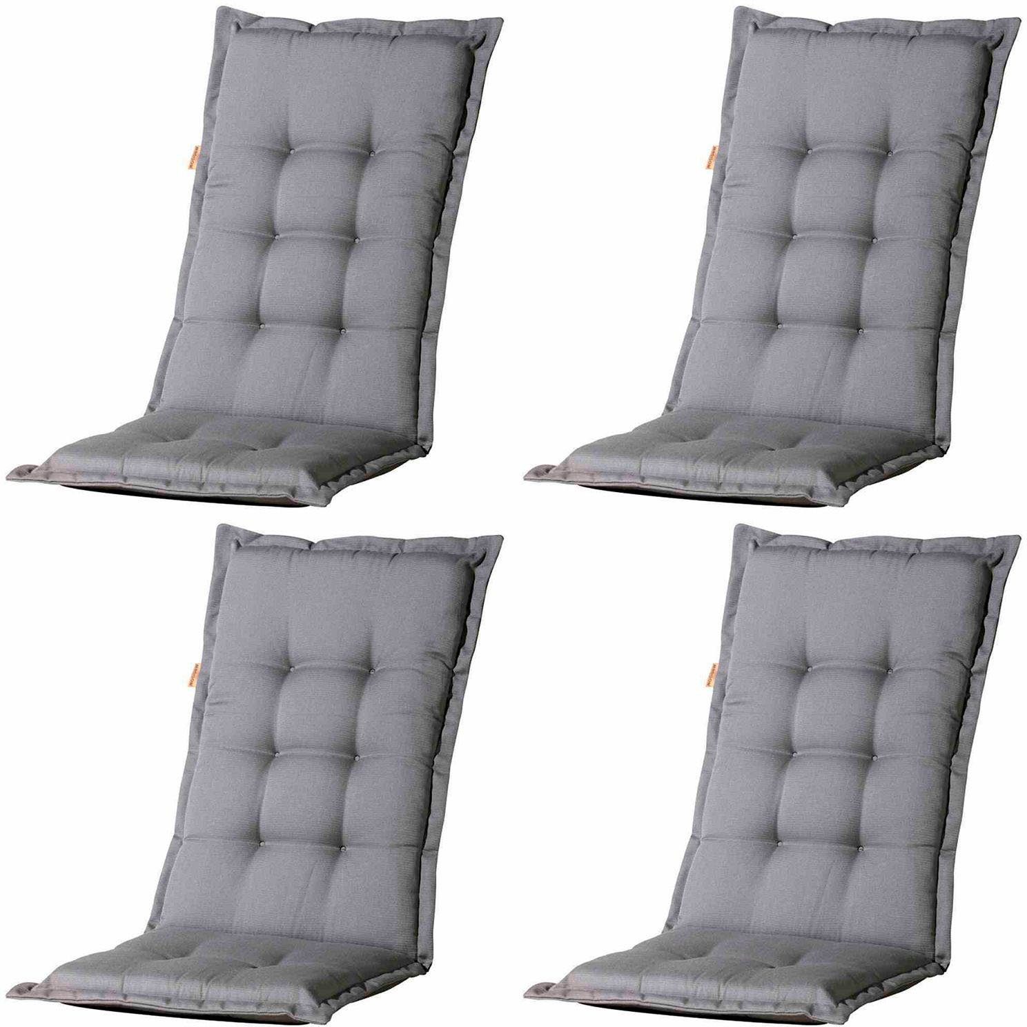 Madison Hochlehnerauflage Panama, (Set, 4 St), für Hochlehner/Klappsessel