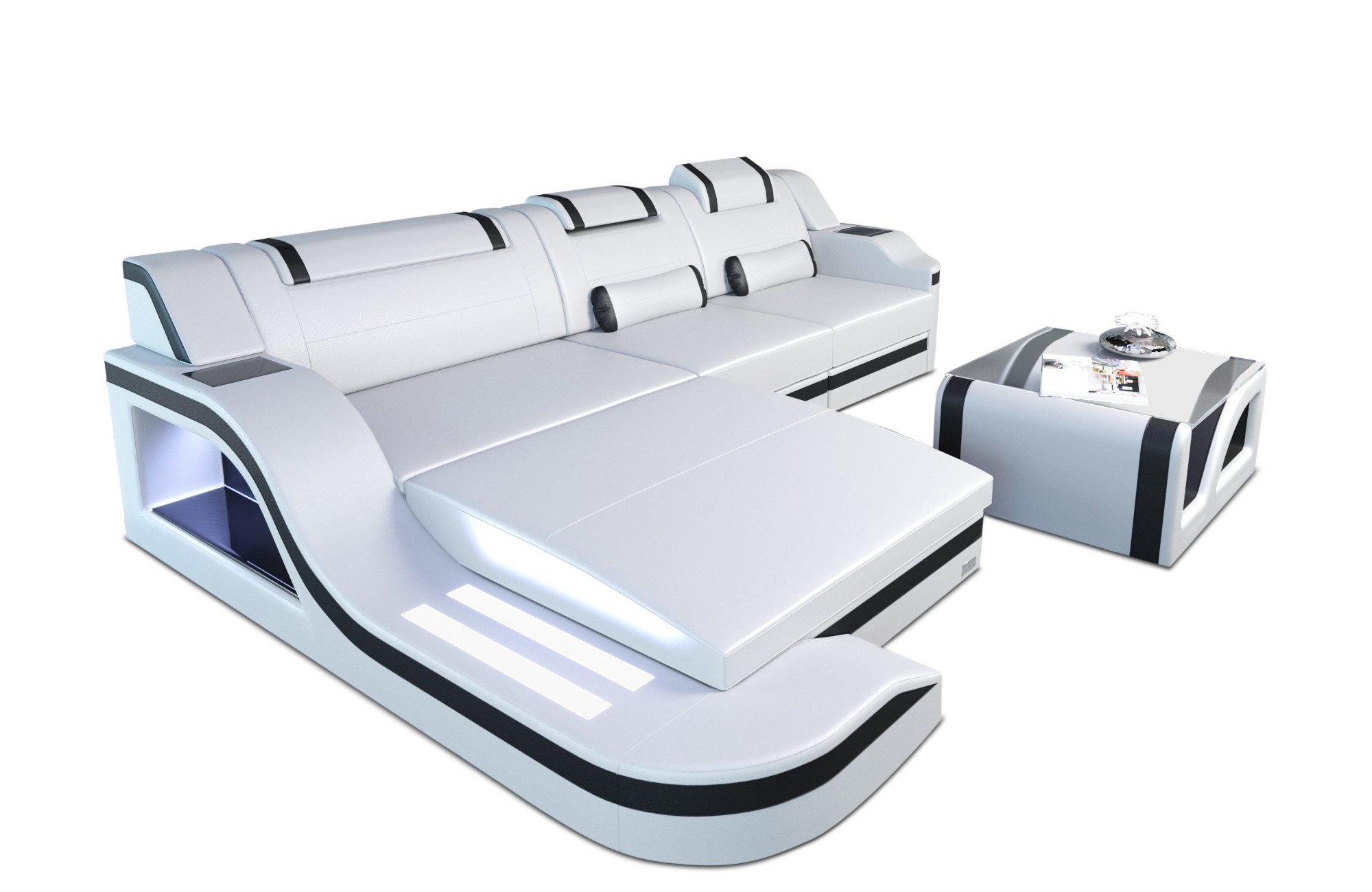 Sofa Dreams Ecksofa Ledersofa Palermo L günstig online kaufen
