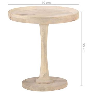 vidaXL Beistelltisch Beistelltisch Ø50x55 cm Mango Massivholz (1-St)