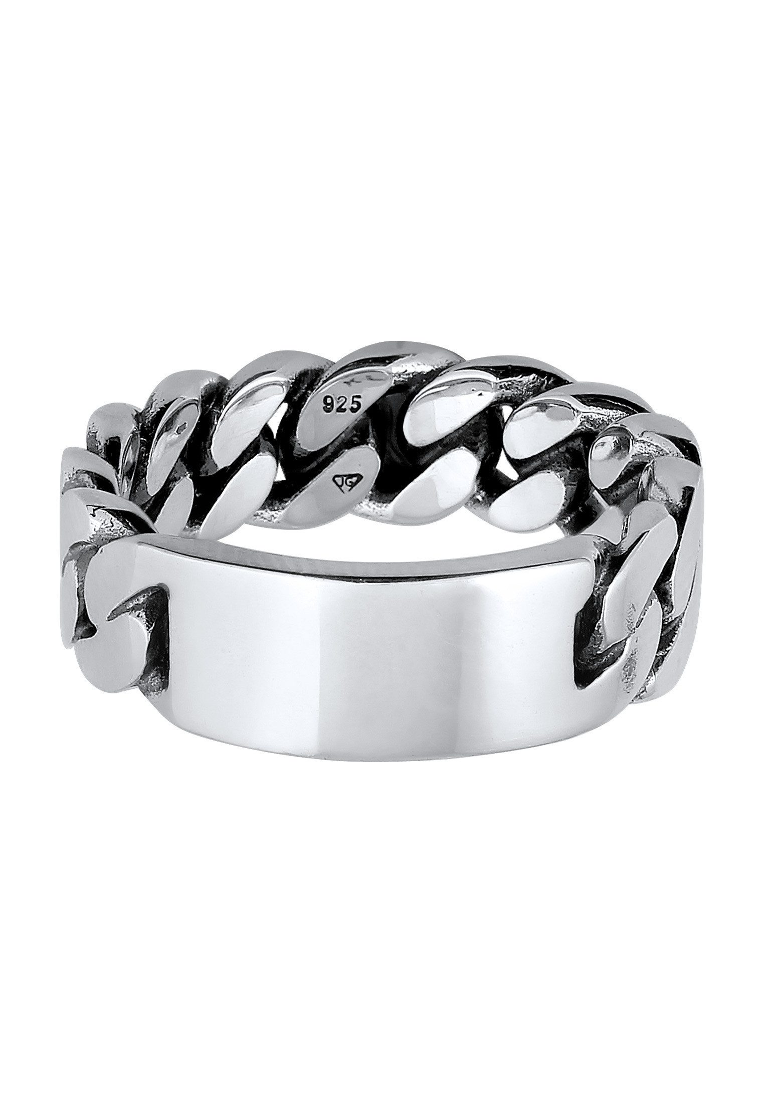 Kuzzoi Silberring Herren Siegelring Panzer Glieder günstig online kaufen