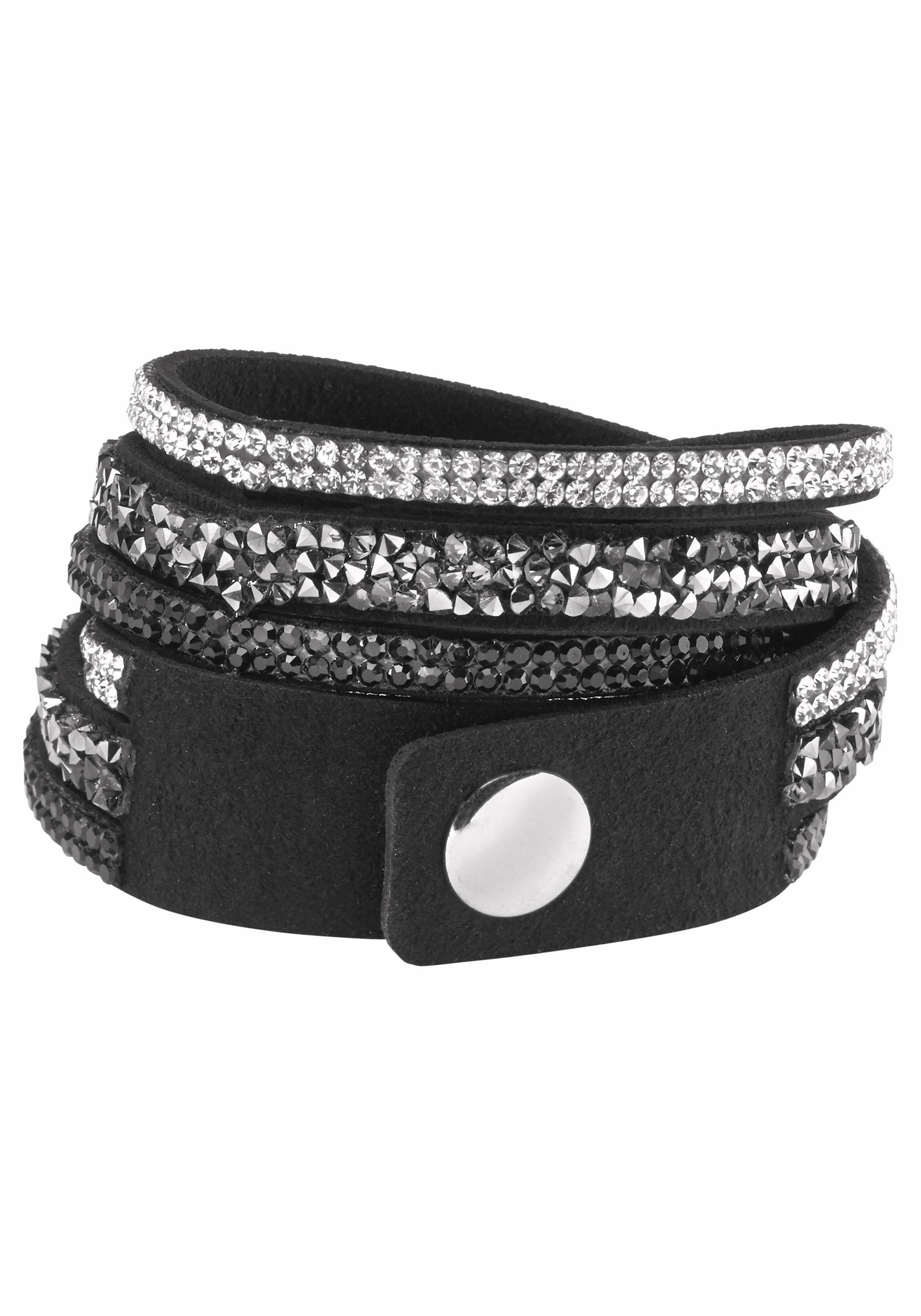 Firetti Armband Wickelarmband, mit Glasstein günstig online kaufen