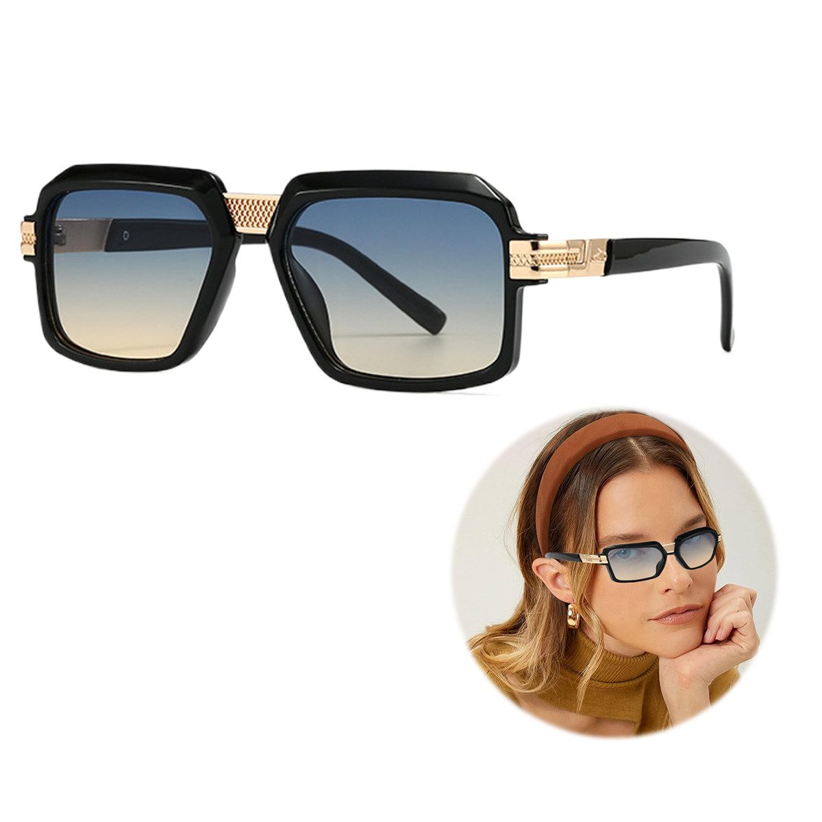 Sonnenbrille Sonnenbrille Damen Herren UV-Schutz Cool Polarisierte