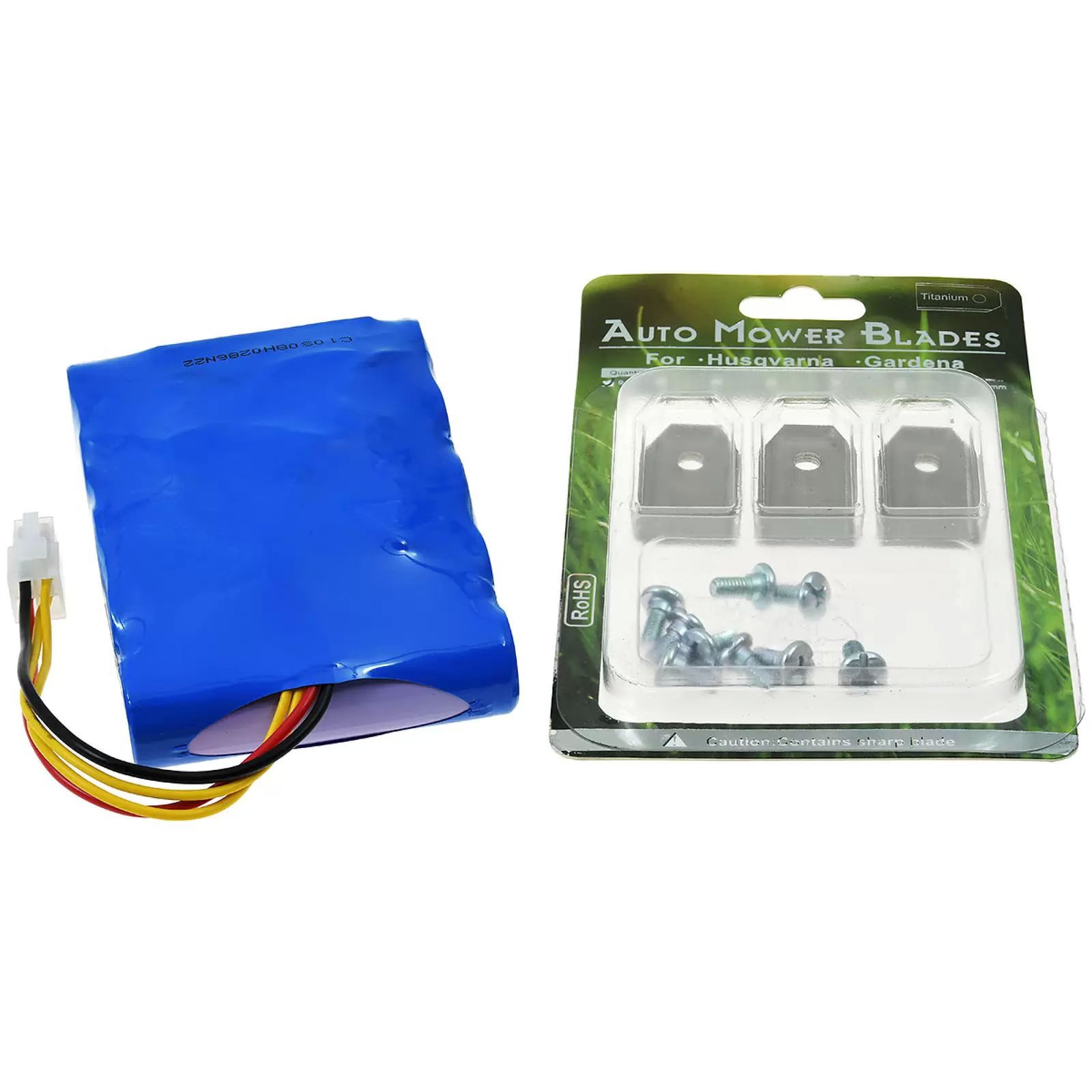 AccuCell Mährobotermesser Powerakku kompatibel mit Mähroboter Husqvarna Automower 310 (2015/201