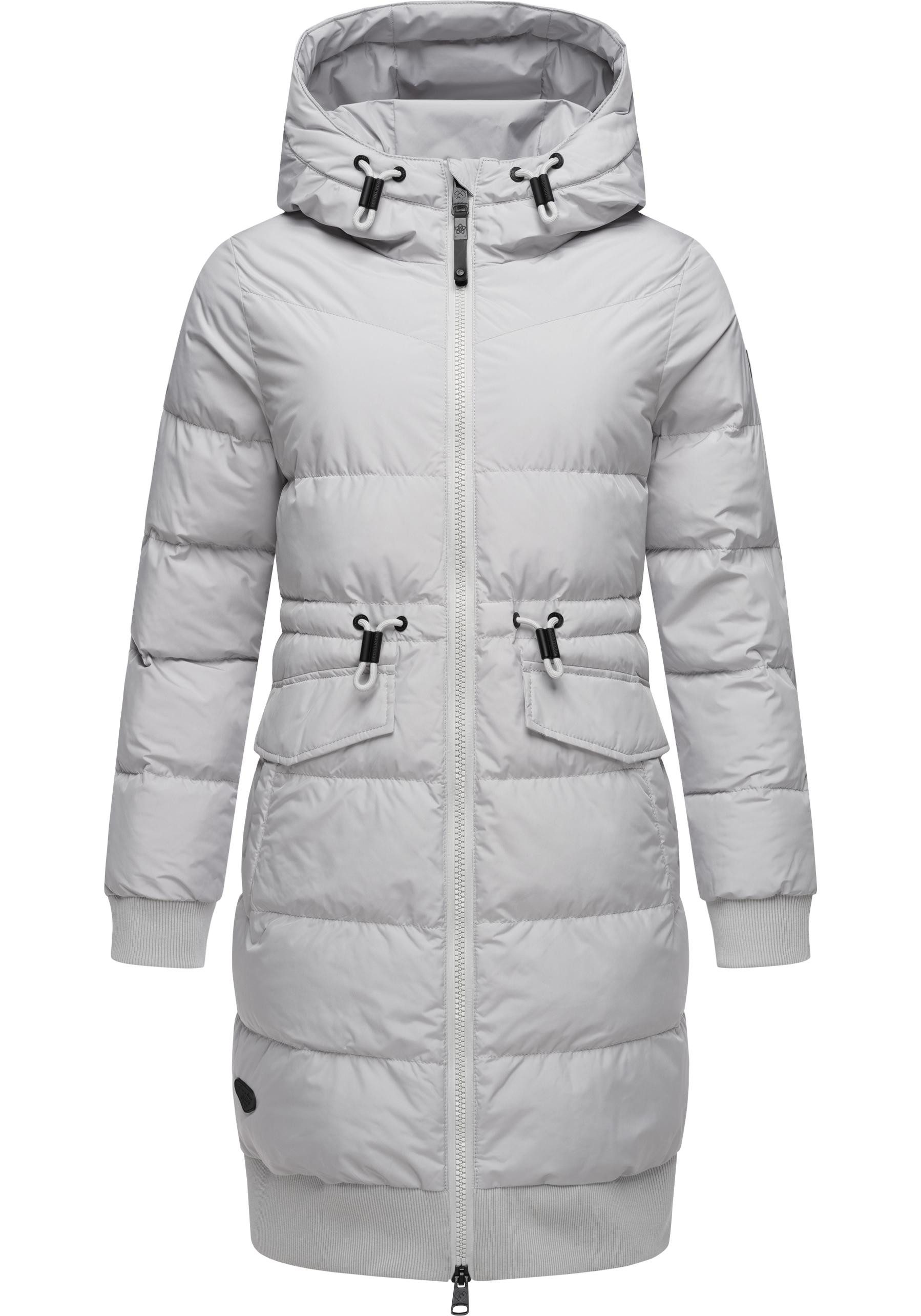 Ragwear Steppmantel Briosh Wasserdichter Damen Wintermantel mit Kapuze