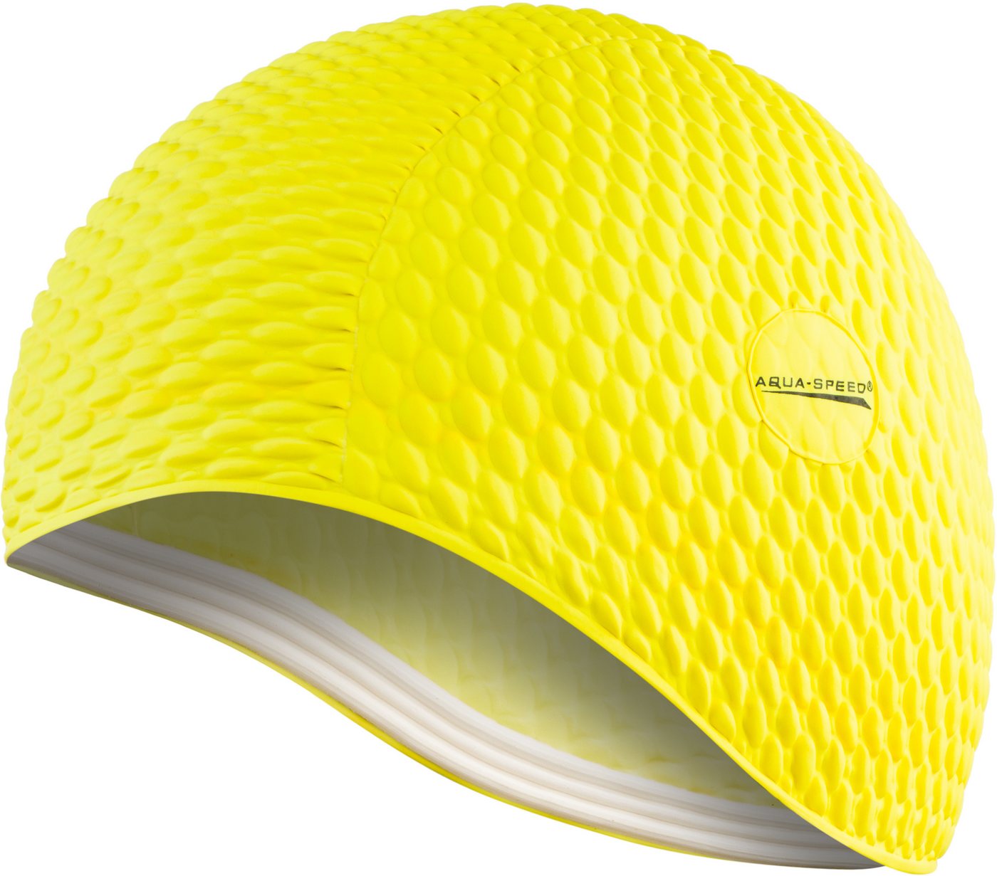 Aqua Speed Badekappe Bombasic / Bombastic TIC TAC (Schwimmkappe für Aqua Fitness), Elastische Aqua Fitness Schwimmhaube