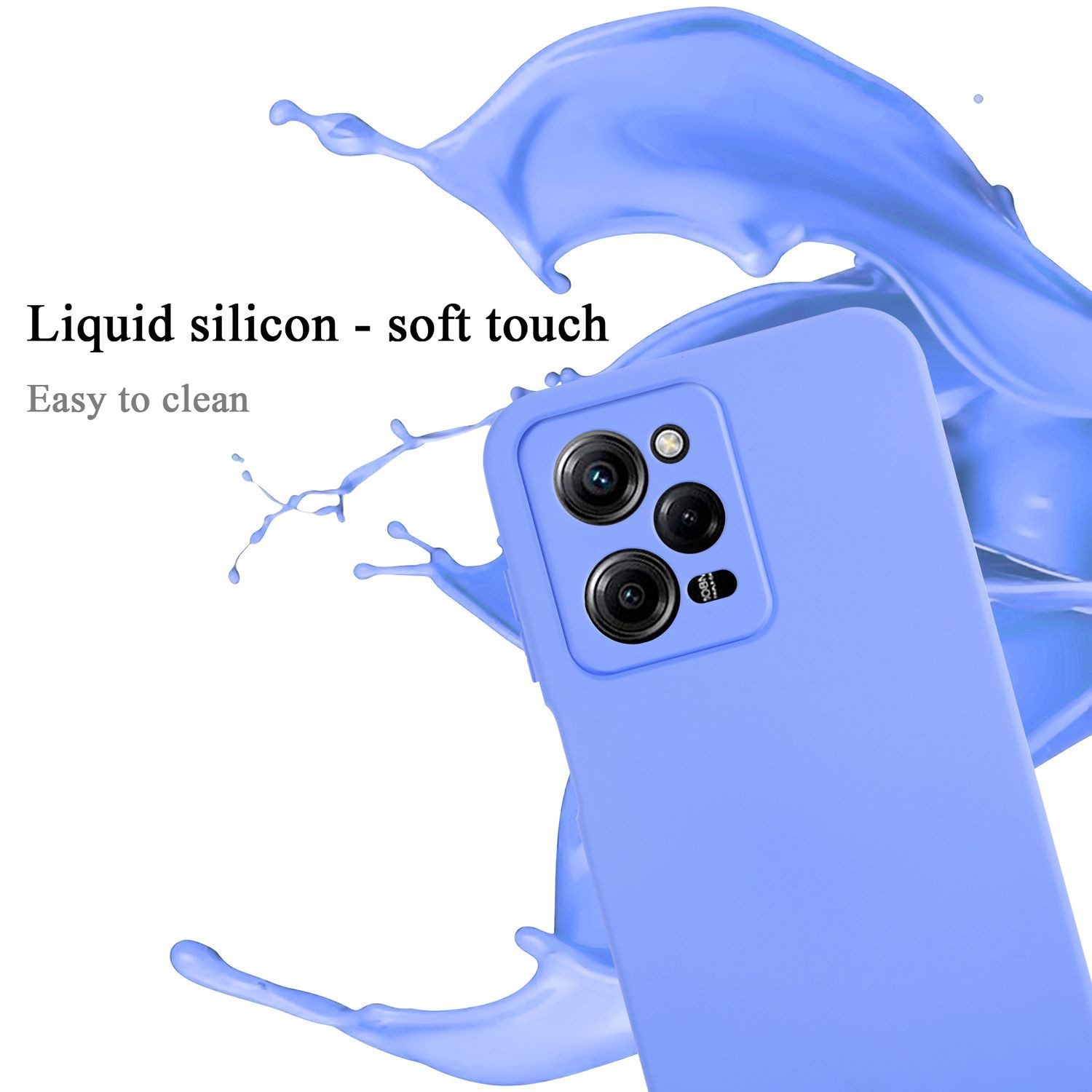 Cadorabo Handyhülle für Xiaomi Poco X5 Pro 5G Hülle Xiaomi Poco X5 Pro 5G, Flexible Hülle TPU Silikon Schutzhülle Back Cover Case