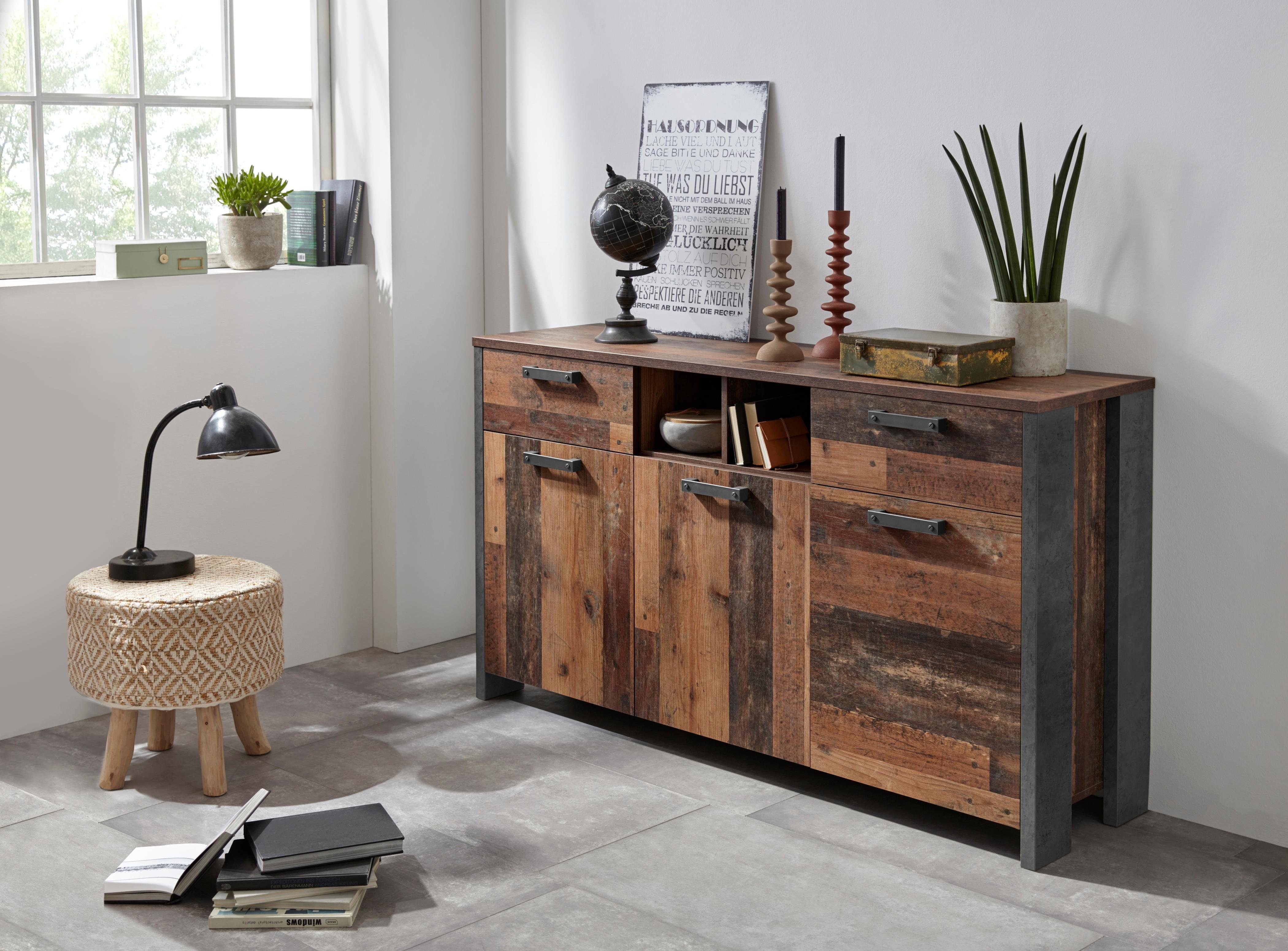 FORTE 156,4/41,6/86,3 156 cm cm, Maße Sideboard, Breite (B/T/H): ca..