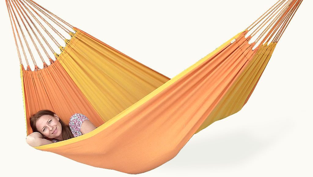 Bahia Hängematte Single Hängematte Sunset and Rise L - fair trade Tuchhängematte, fair gehandelt