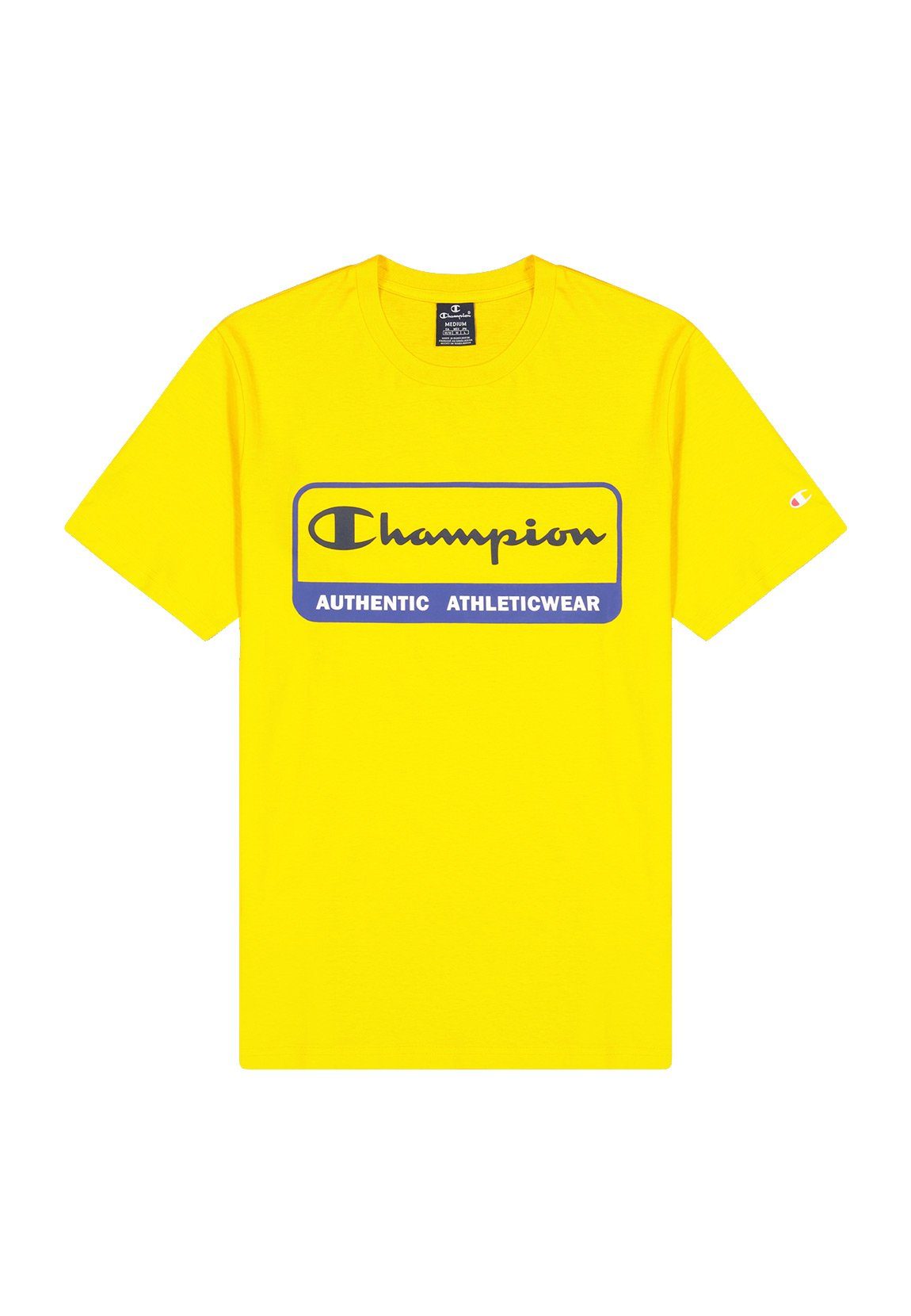 Champion T-Shirt GLY Herren T-Shirt 219165 Gelb Champion YS058