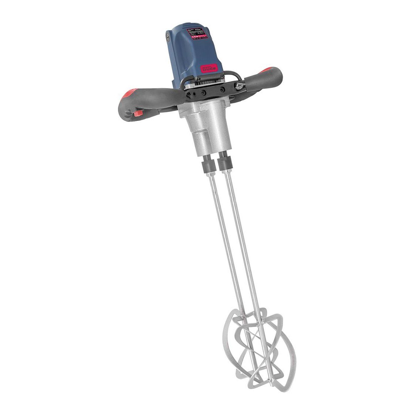 Güde Rührwerk GRW1800-2 Twin, 1800 W, Set, inkl. 2 Mischaufsätzen, Doppelrührer, Softstart, Softgriff