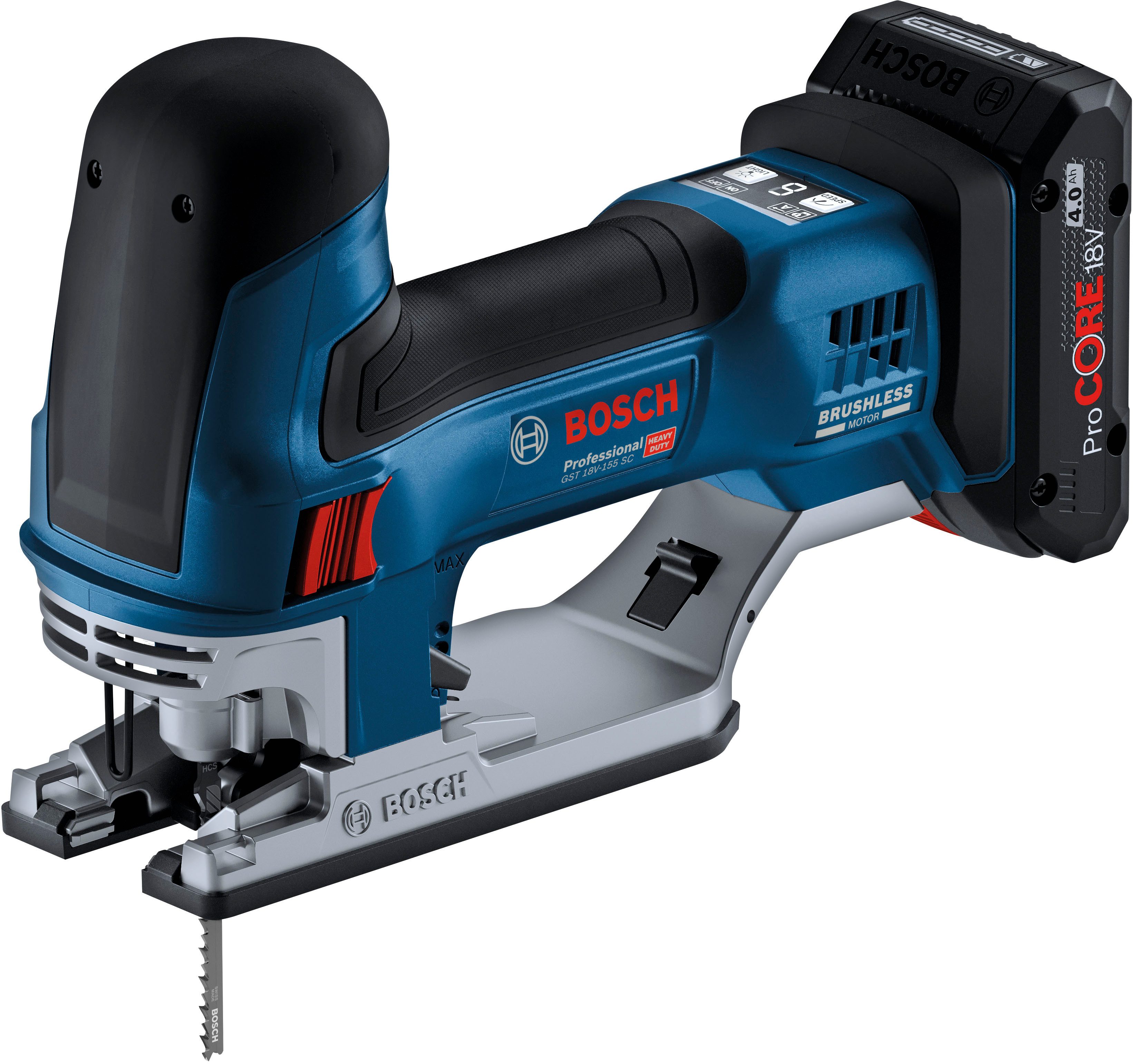 Bosch Professional Akku-Stichsäge »GST 18V-155 SC PROFESSIONAL«, ohne Akku und Ladegerät