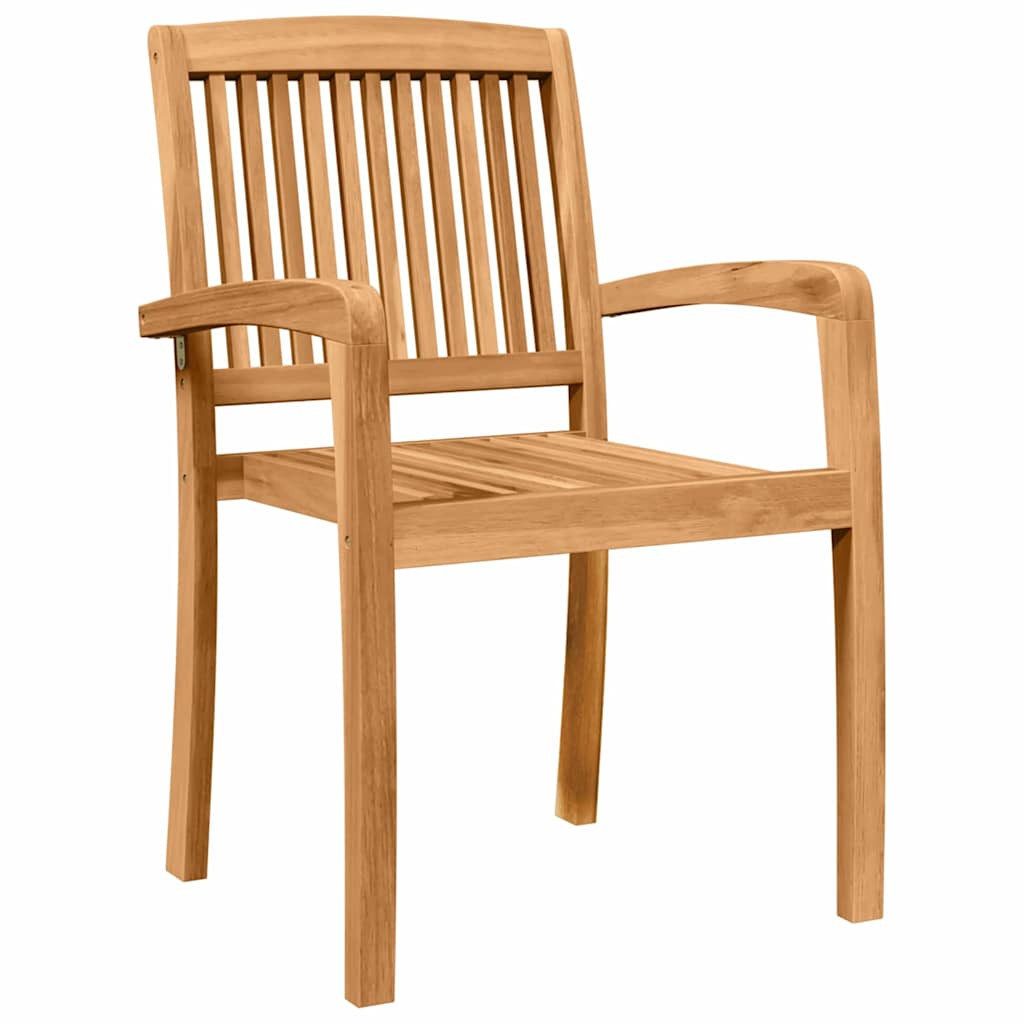 vidaXL Gartenlounge-Set Garten Essgruppe 3 pcs Braun Massivholz, (5-tlg)