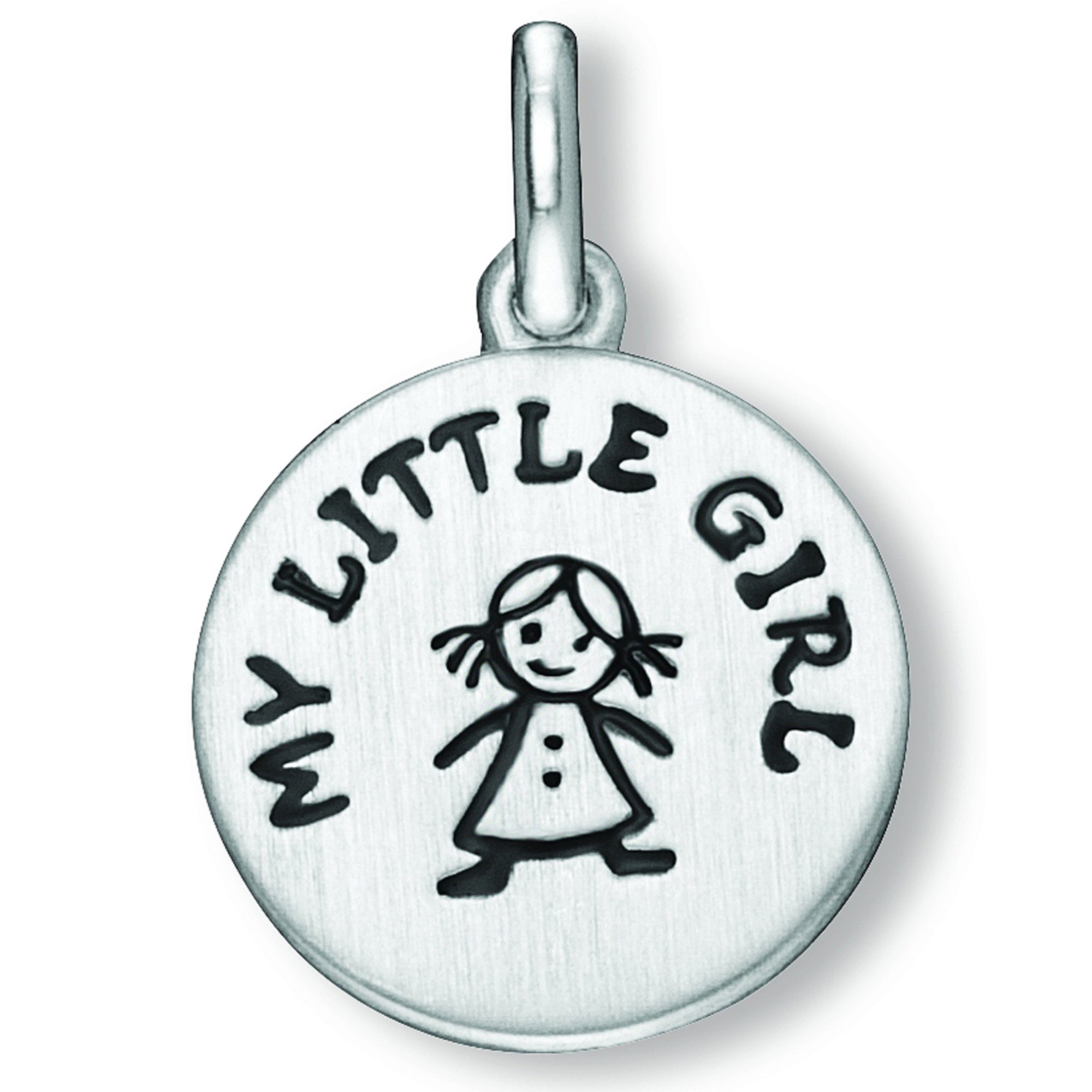 Little Silber 925 My Girl Kettenanhänger Anhänger aus Ø Silber 12,5 My Damen Schmuck Girl ELEMENT Little ONE mm,